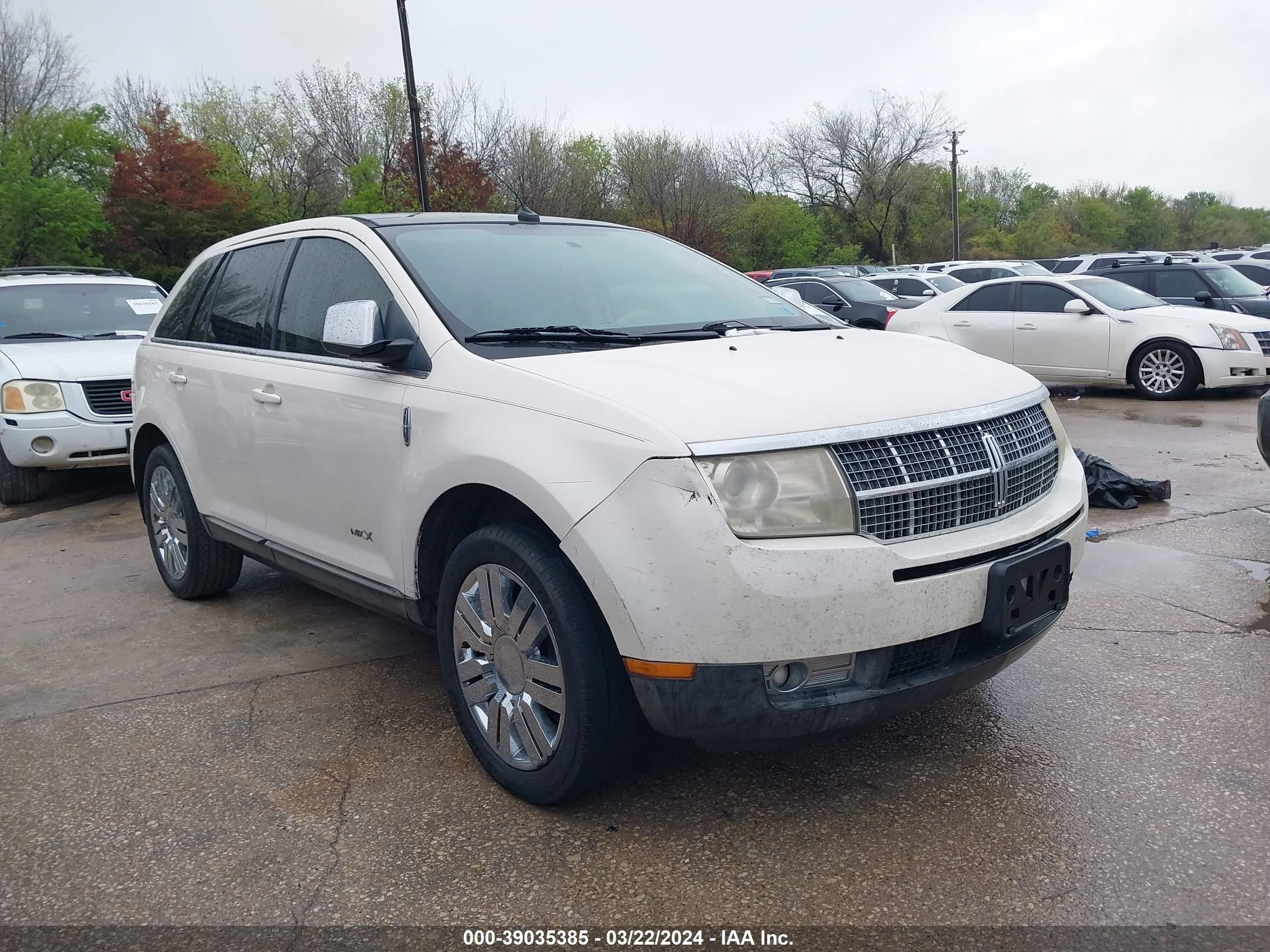 lincoln mkx 2008 2lmdu68cx8bj32541