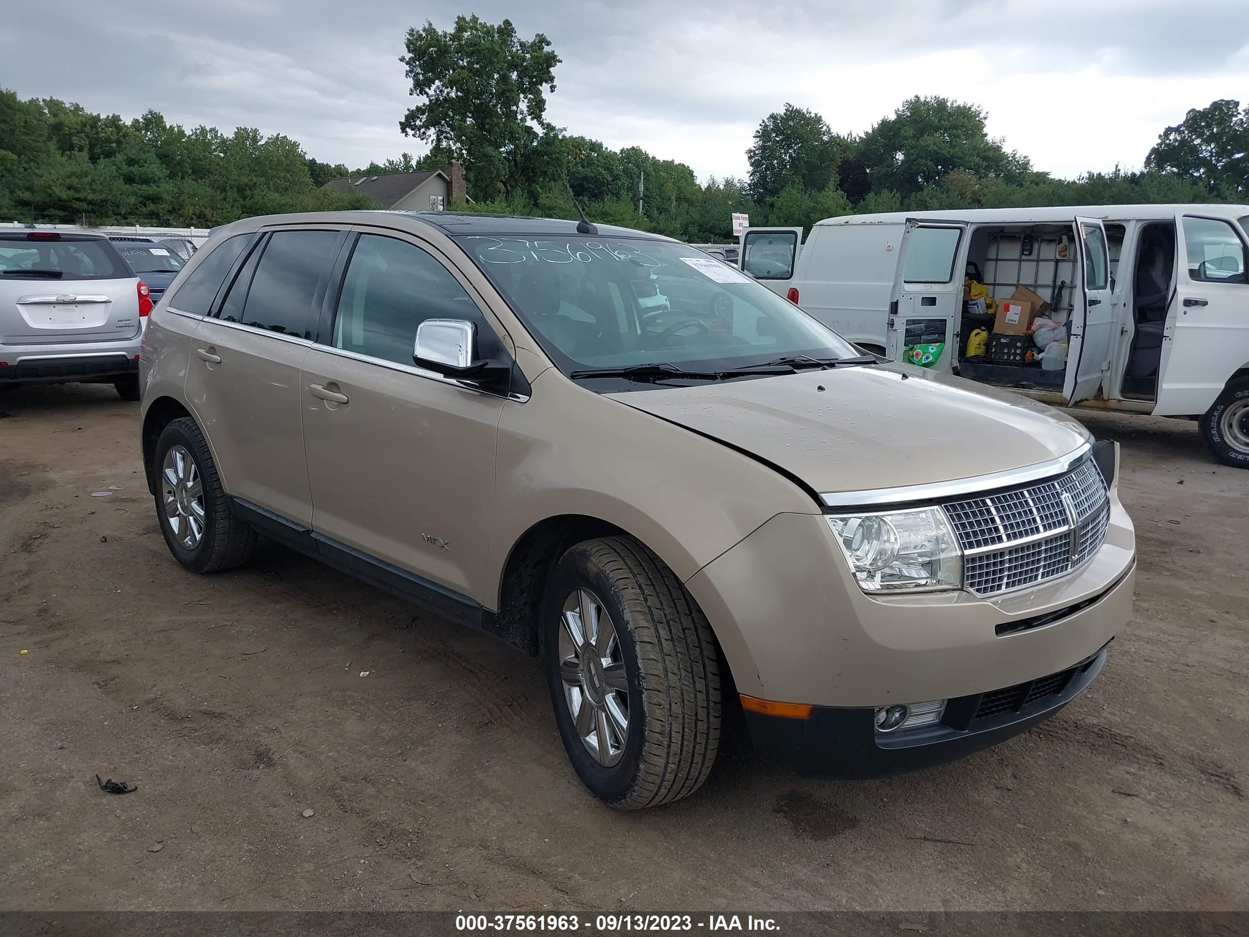 lincoln mkx 2007 2lmdu88c27bj16926