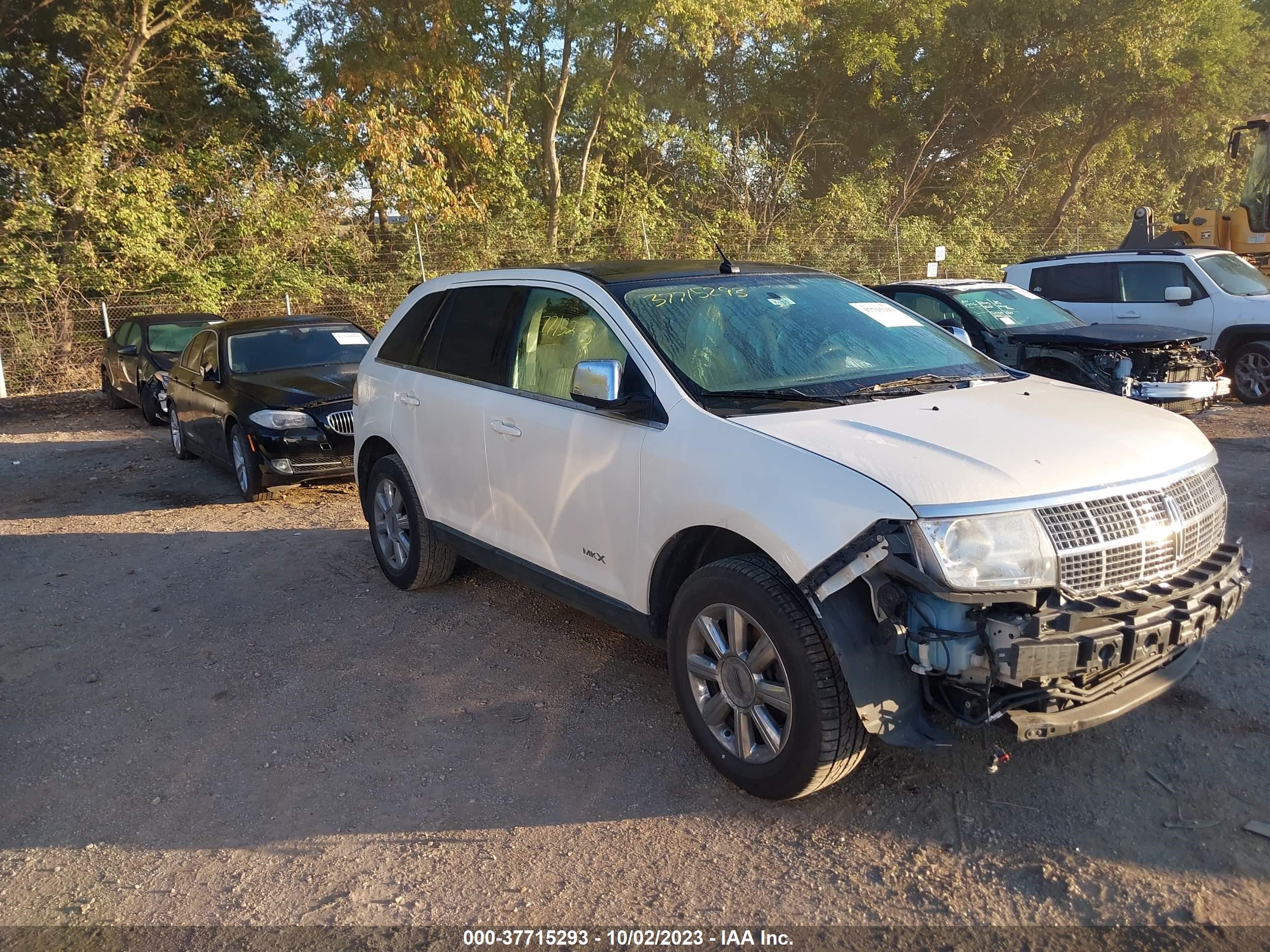 lincoln mkx 2007 2lmdu88c27bj34150