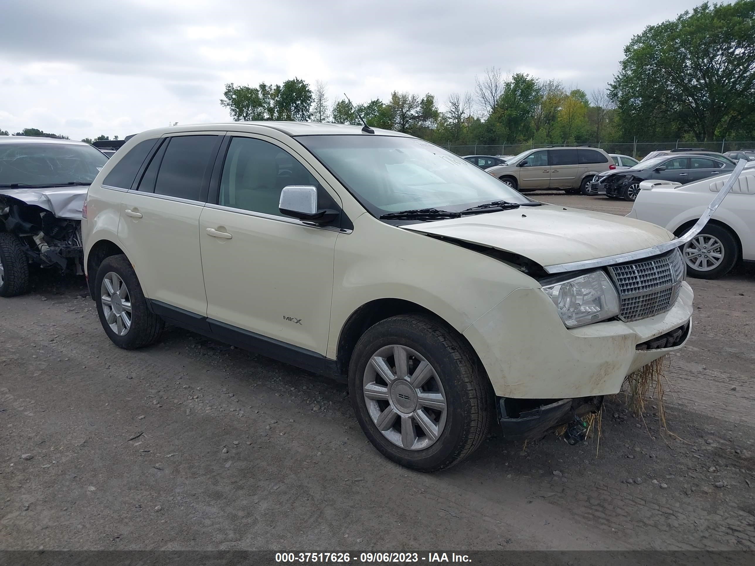 lincoln mkx 2007 2lmdu88c37bj31211