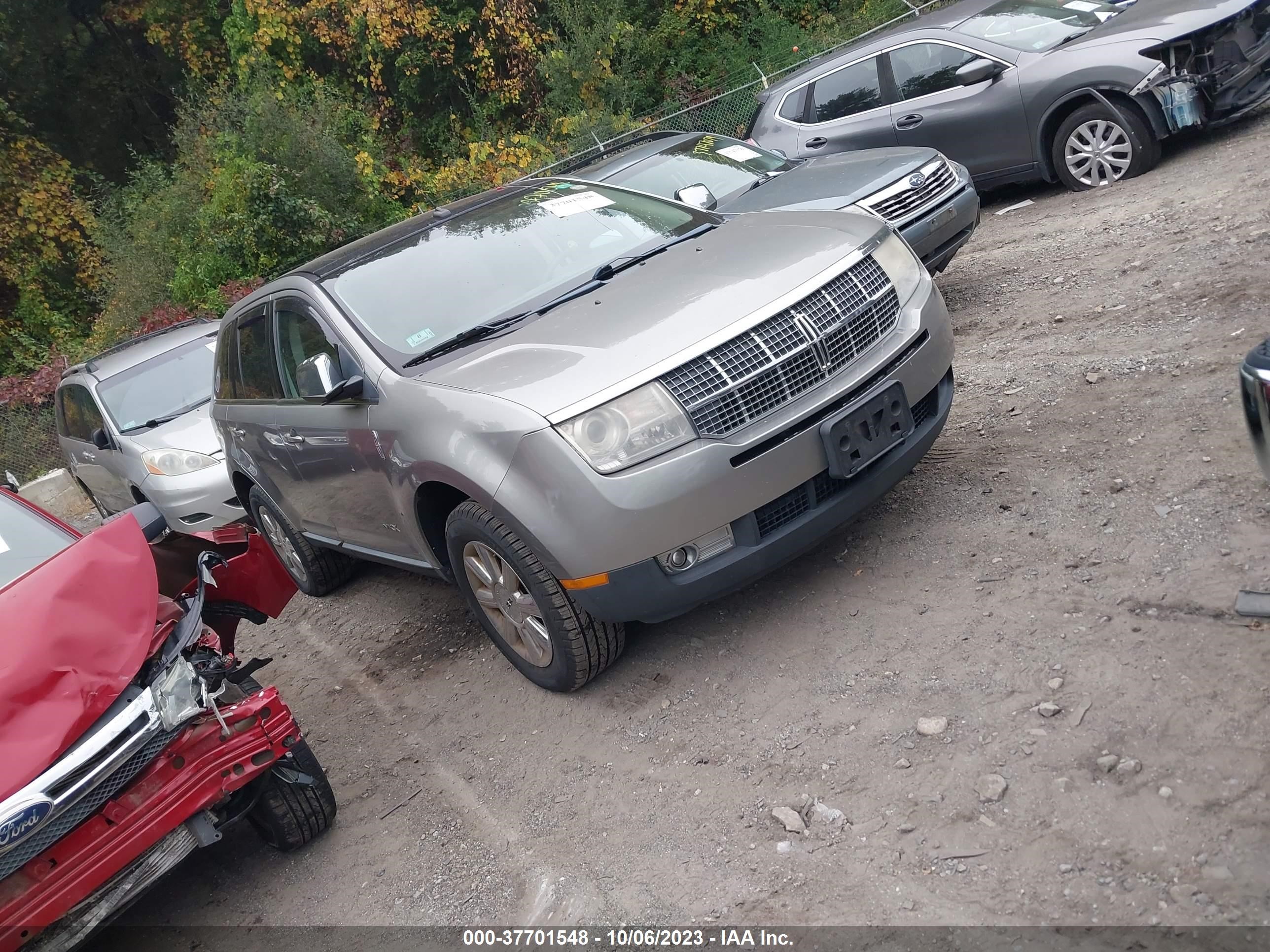 lincoln mkx 2008 2lmdu88c38bj30903