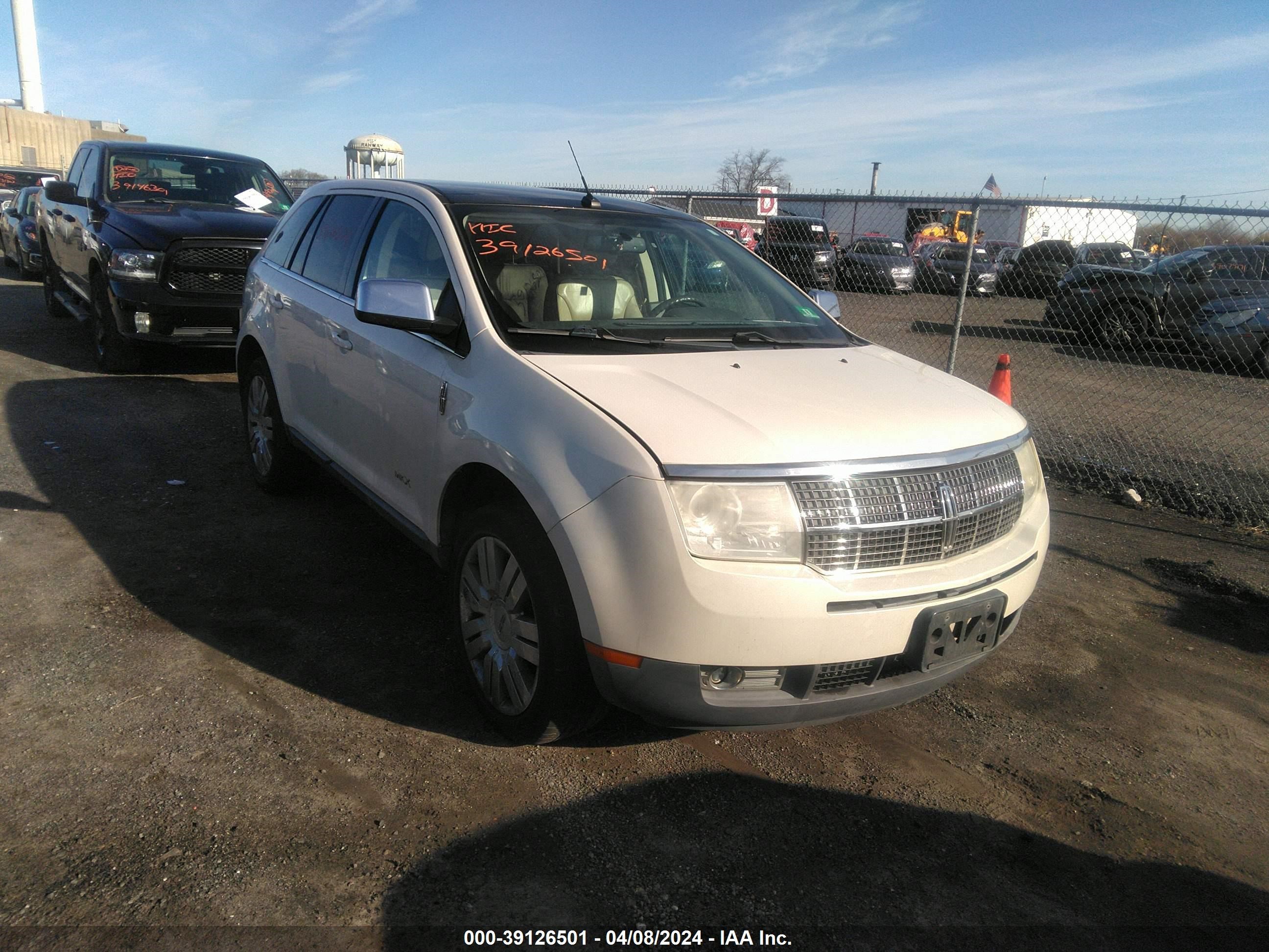 lincoln mkx 2008 2lmdu88c58bj35889