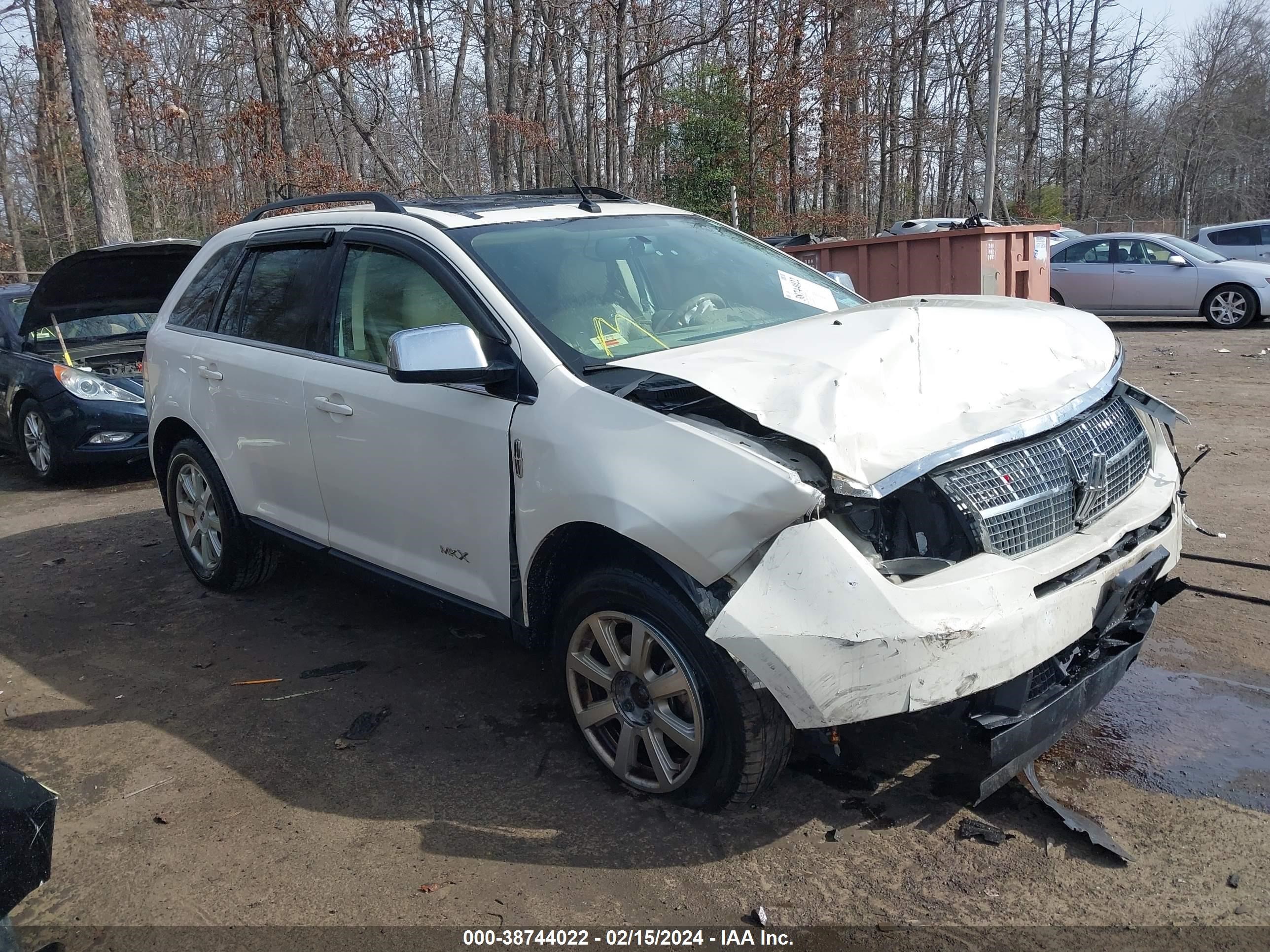 lincoln mkx 2007 2lmdu88c67bj29193