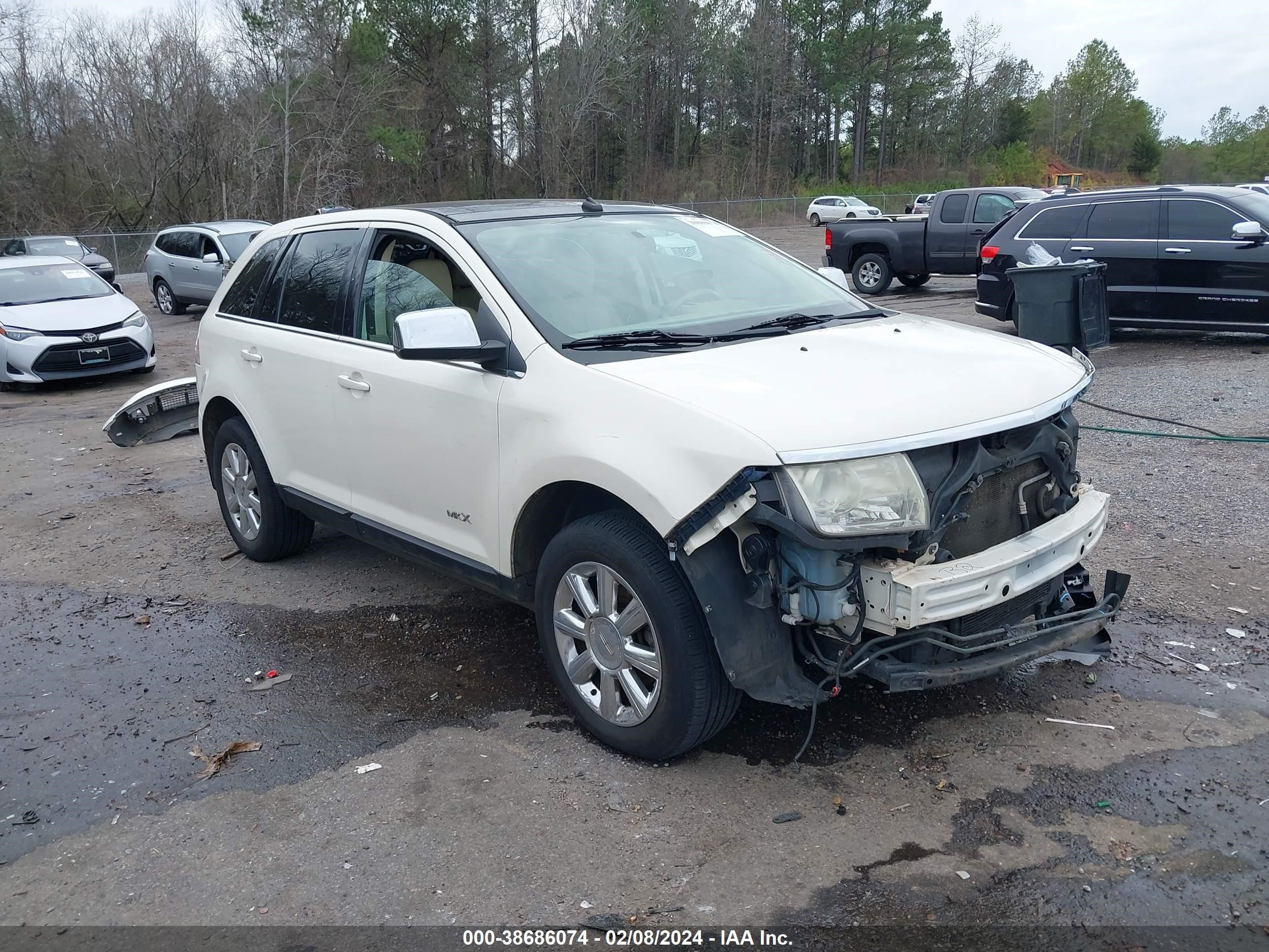 lincoln mkx 2007 2lmdu88c77bj02343