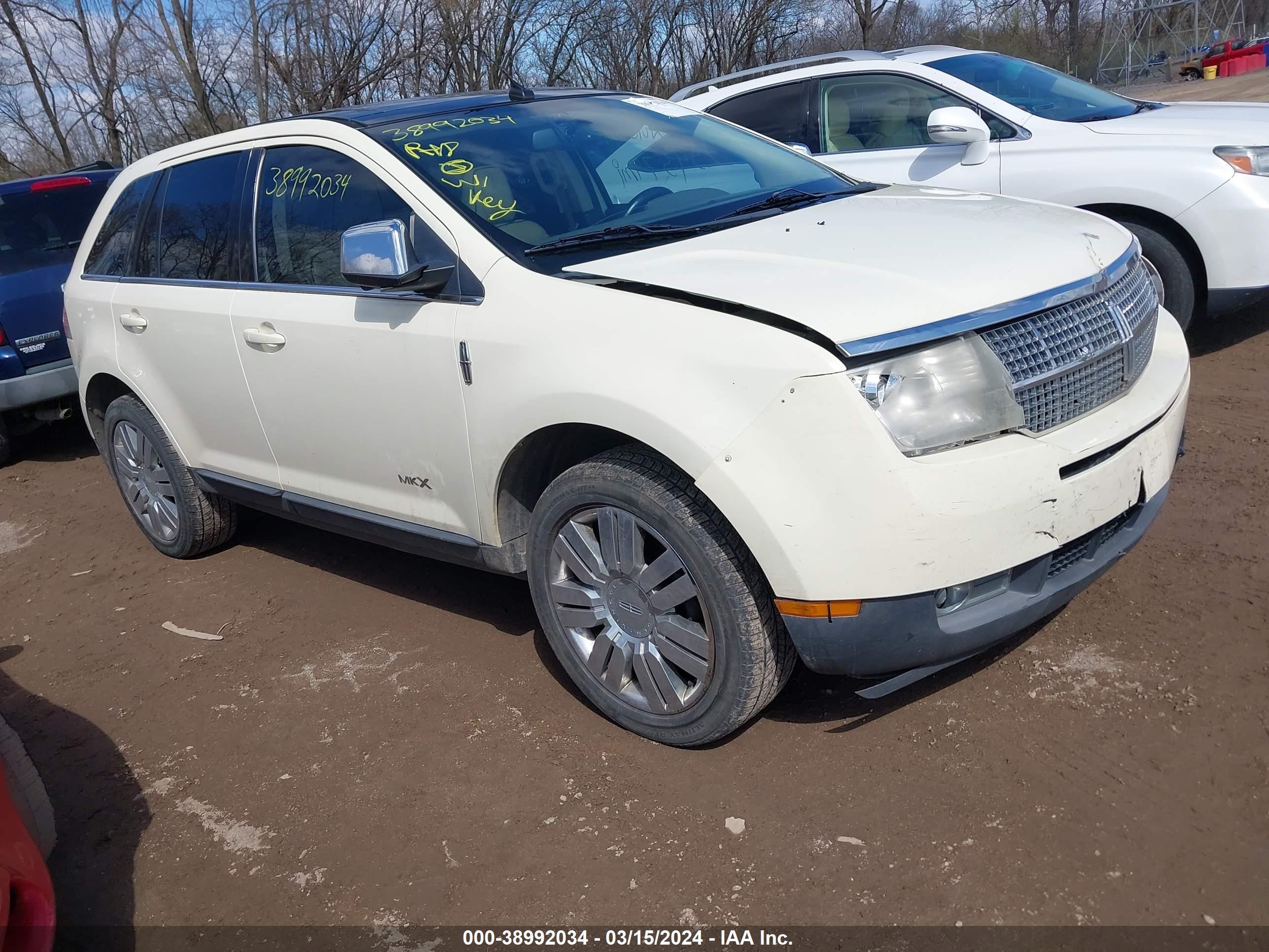 lincoln mkx 2008 2lmdu88c88bj36860