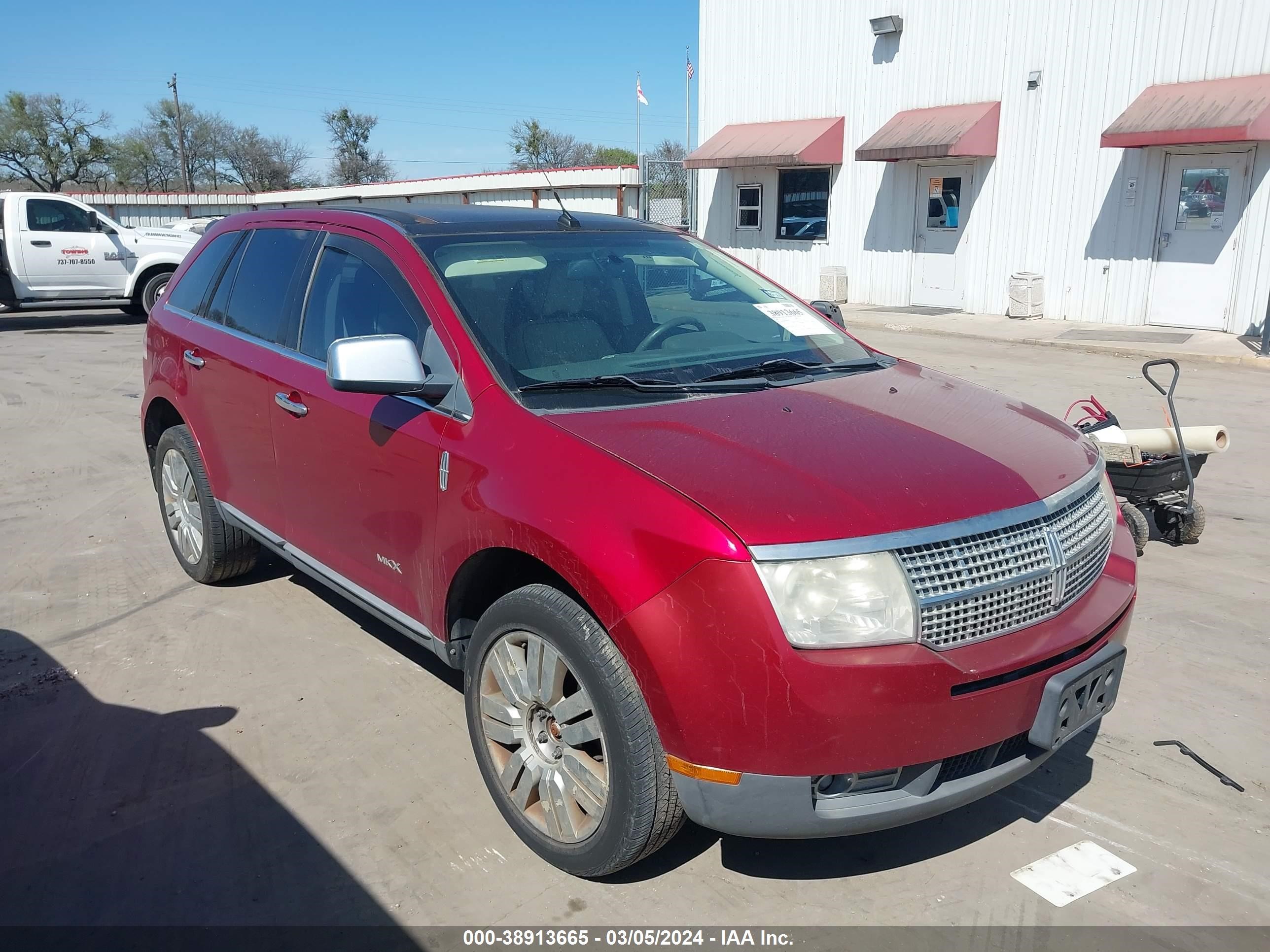 lincoln mkx 2009 2lmdu88cx9bj04221