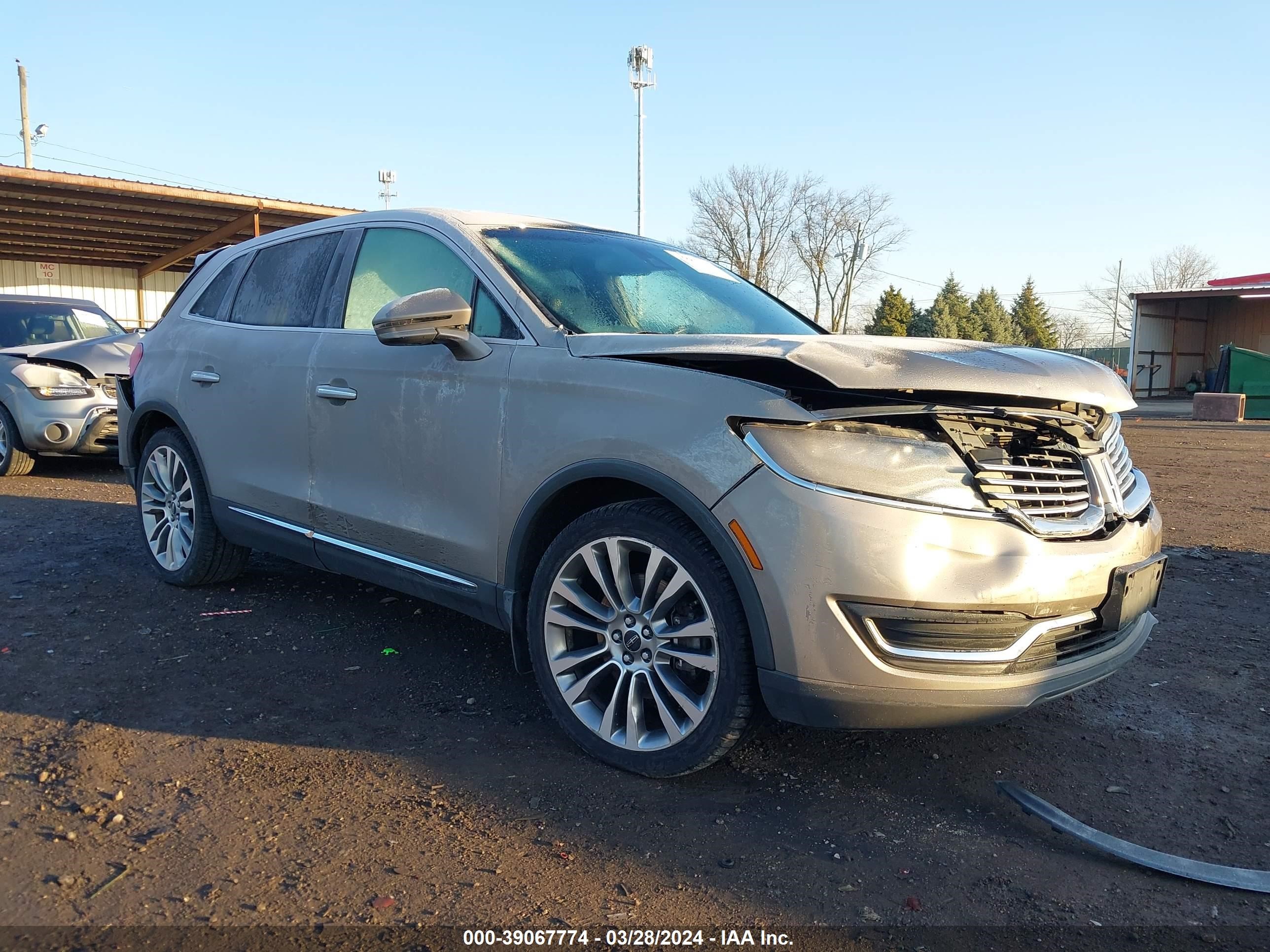 lincoln mkx 2016 2lmtj8lp1gbl86972