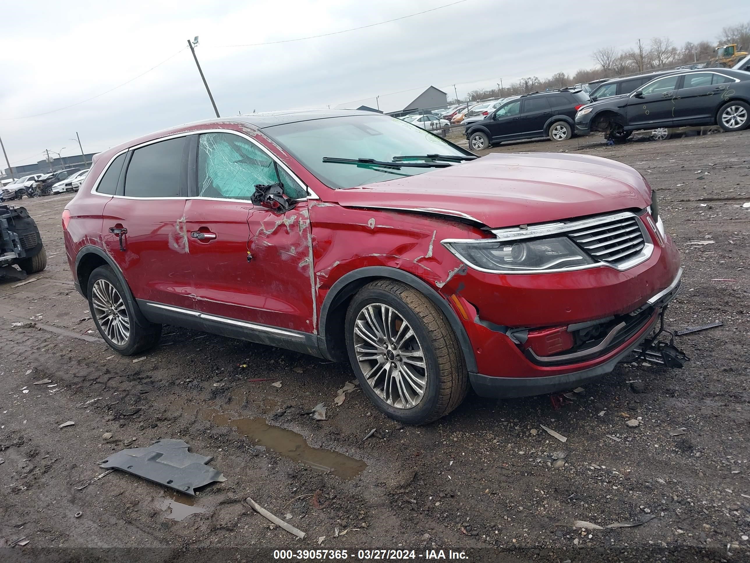 lincoln mkx 2016 2lmtj8lr9gbl67264