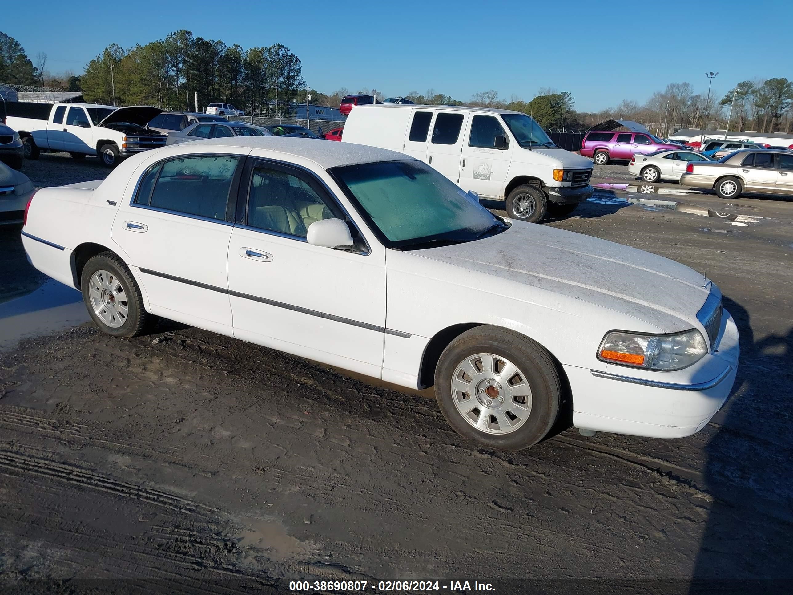 lincoln town car 2008 2lnhm82v88x634082