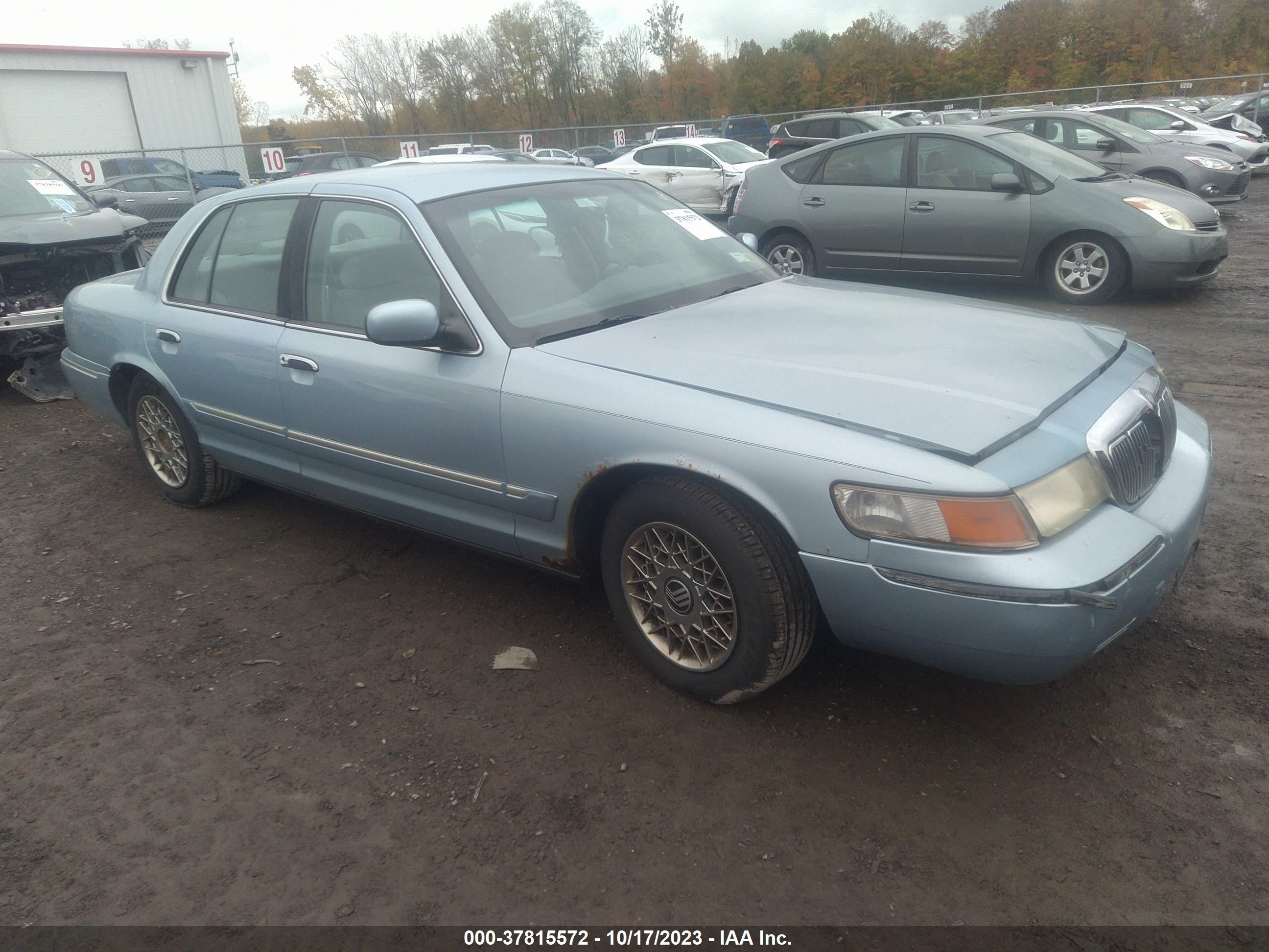 mercury grand marquis 2001 2mefm74w11x646946