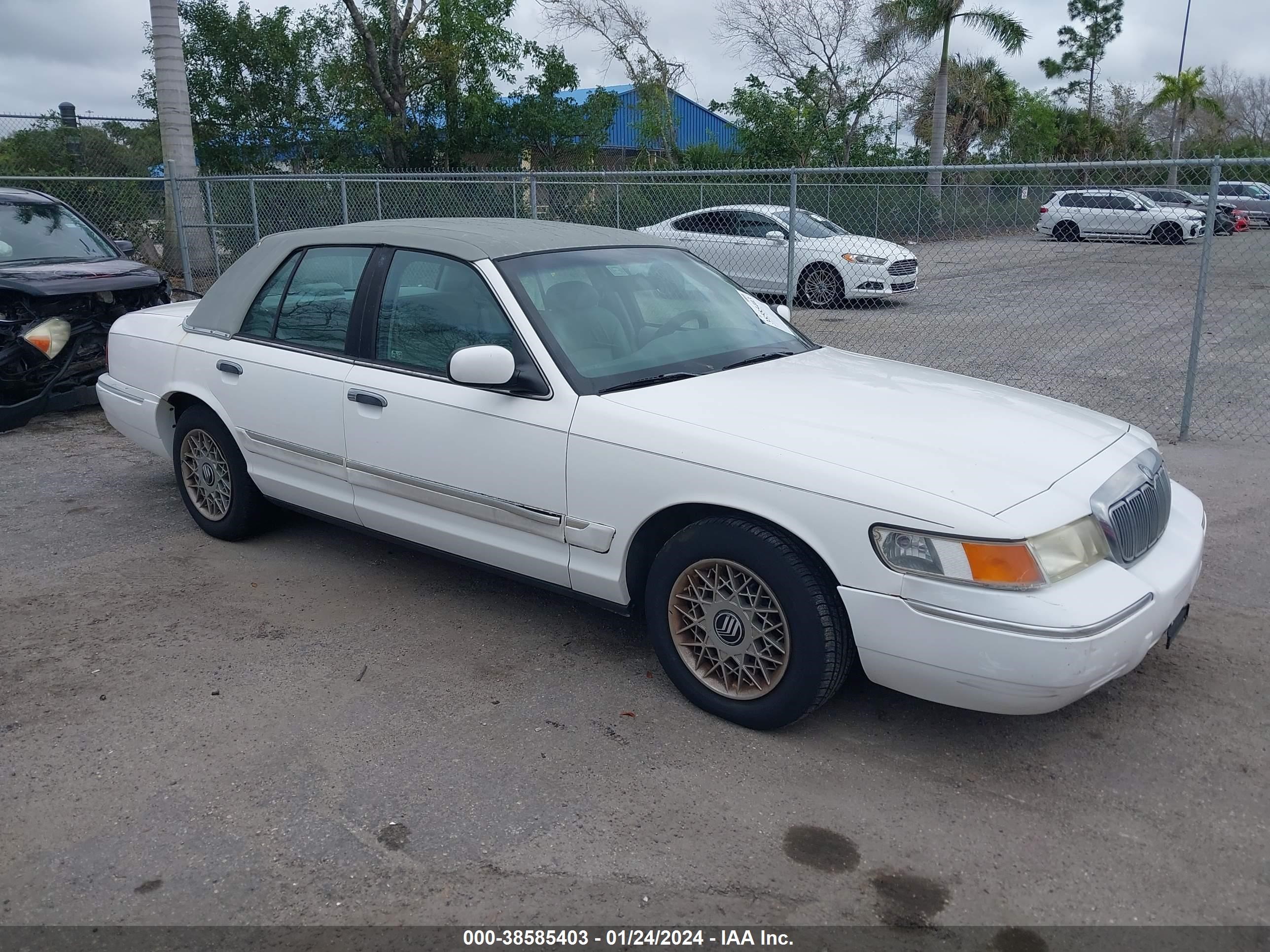 mercury grand marquis 2001 2mefm74w11x663701