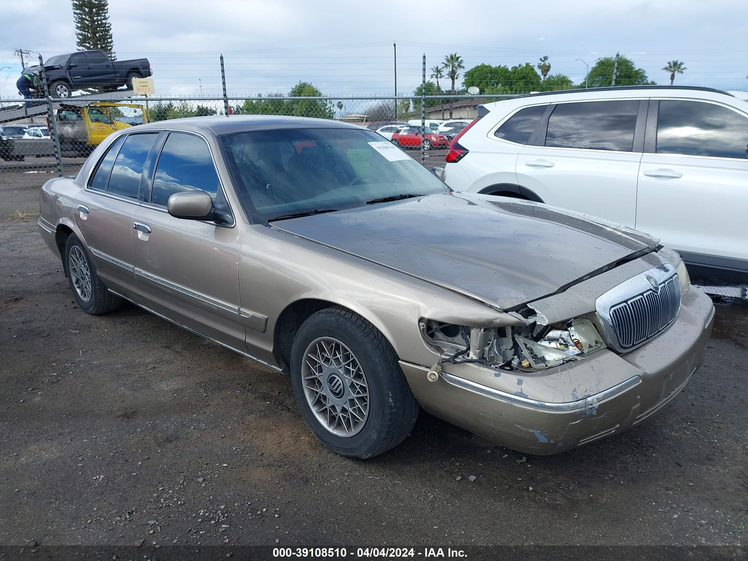 mercury grand marquis 2001 2mefm74w41x607851