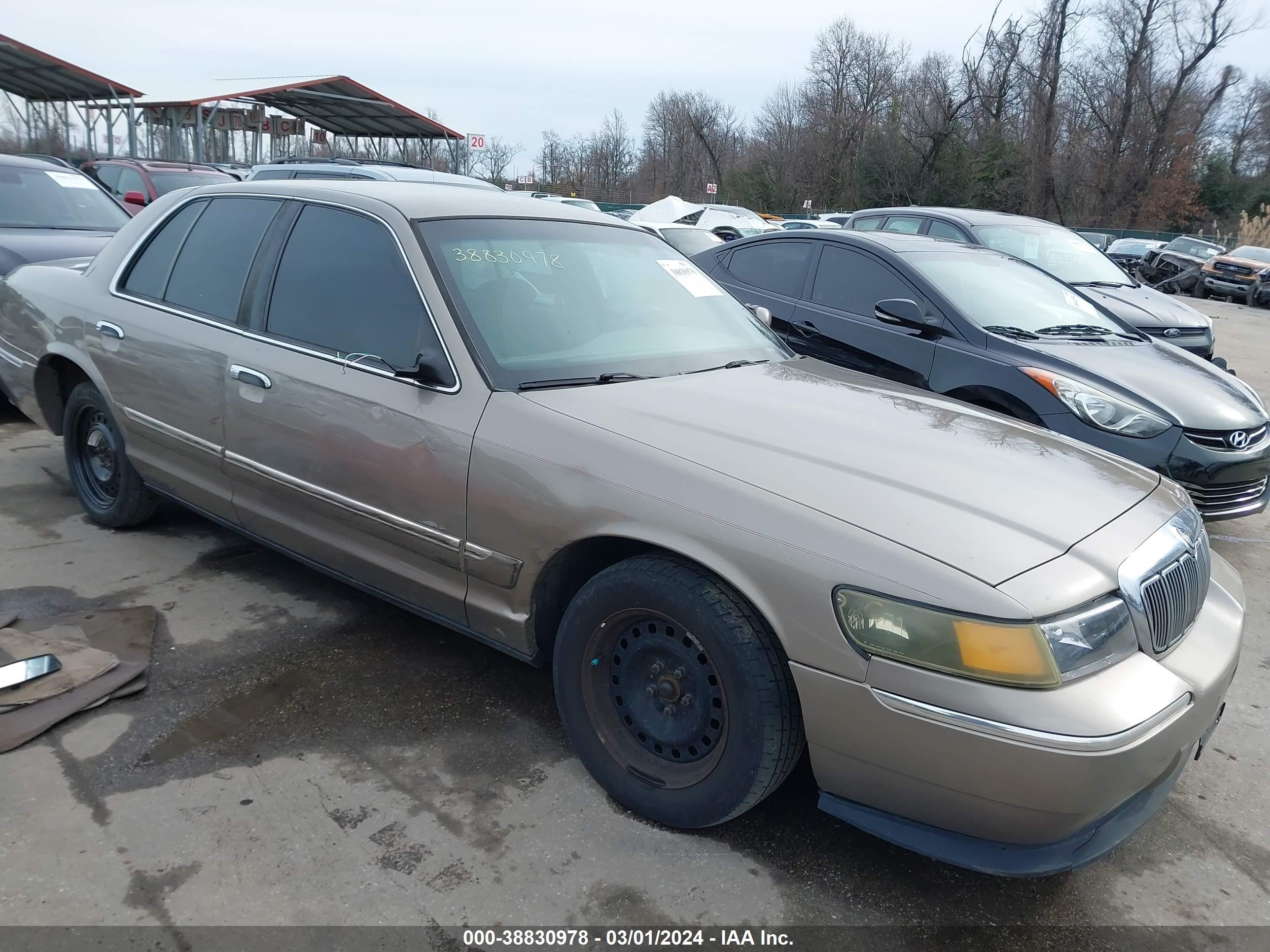 mercury grand marquis 2001 2mefm74w41x642633