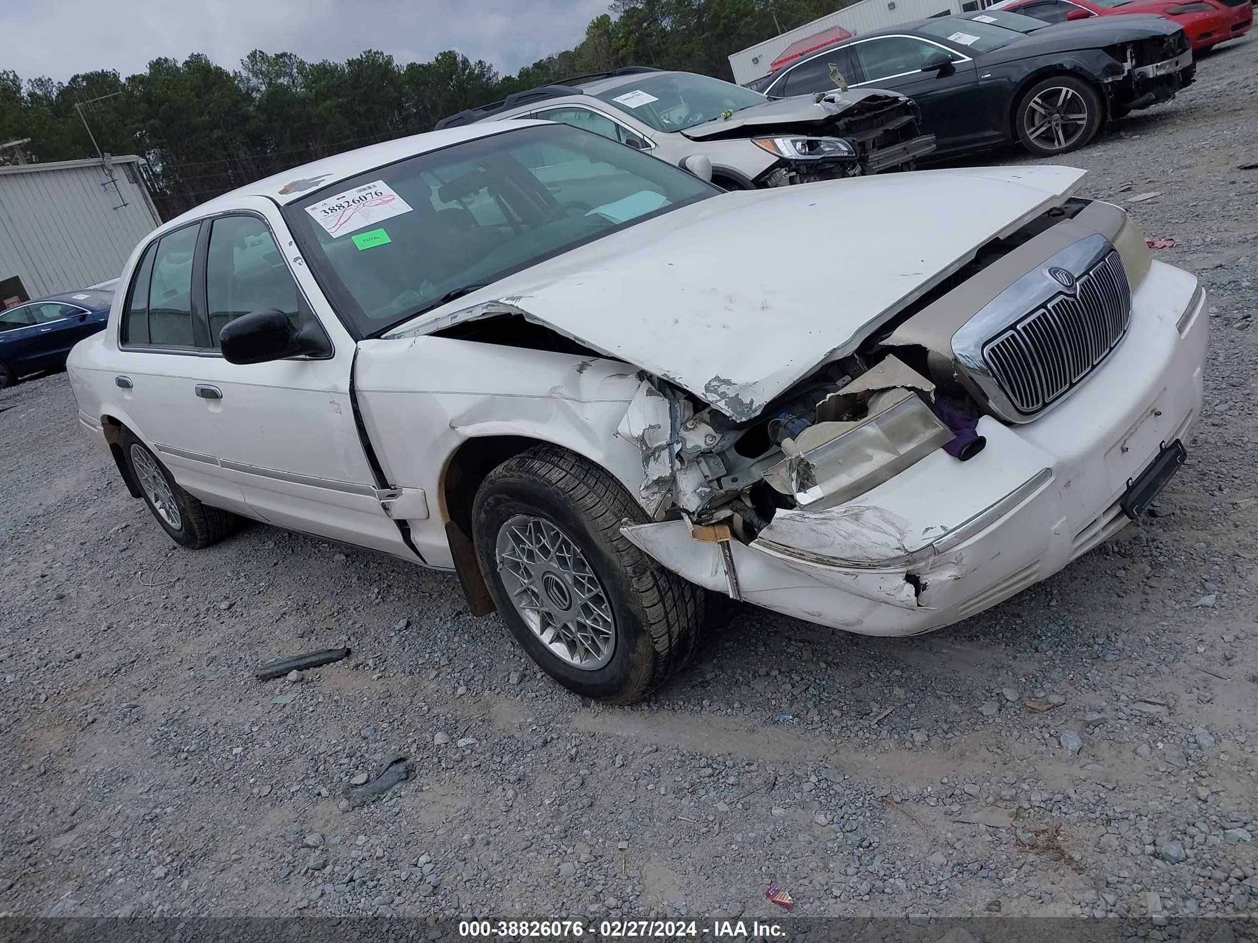 mercury grand marquis 2001 2mefm74w71x611716