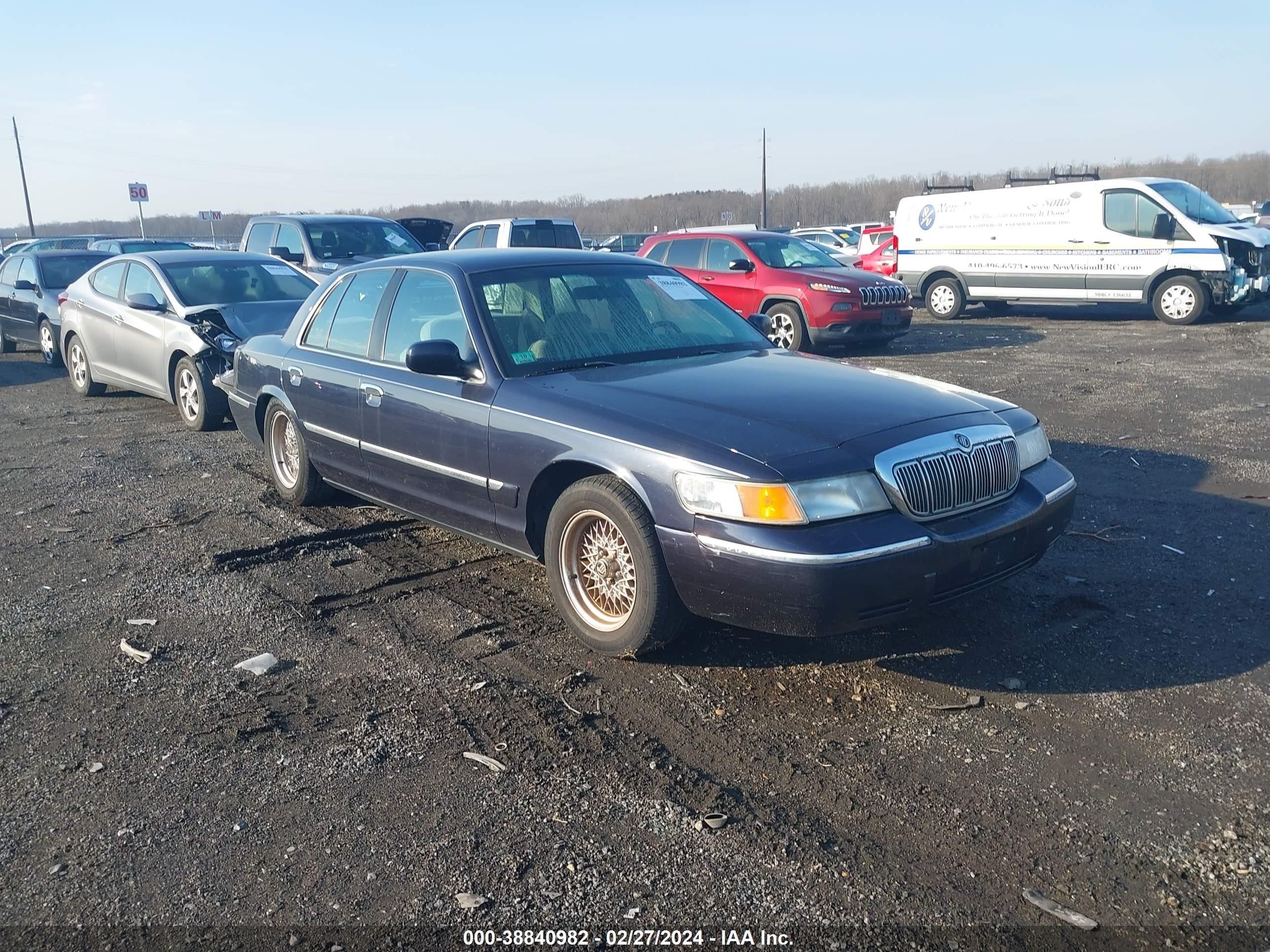 mercury grand marquis 2001 2mefm74w81x703482