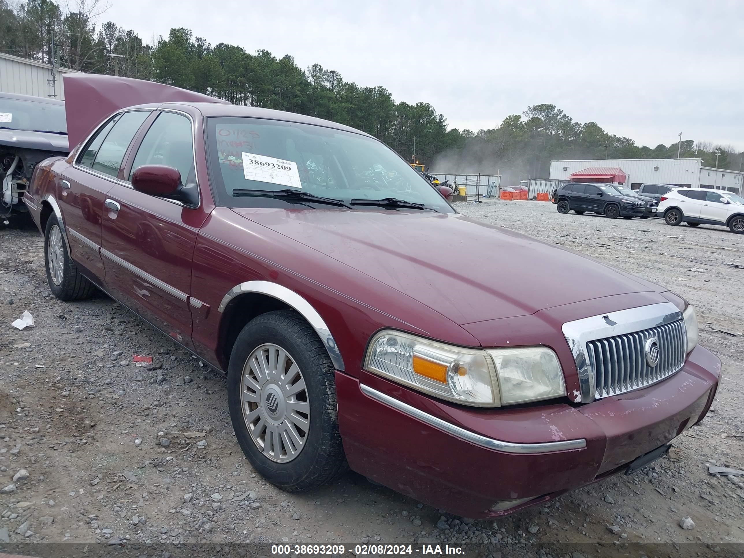 mercury grand marquis 2007 2mefm75v07x611457