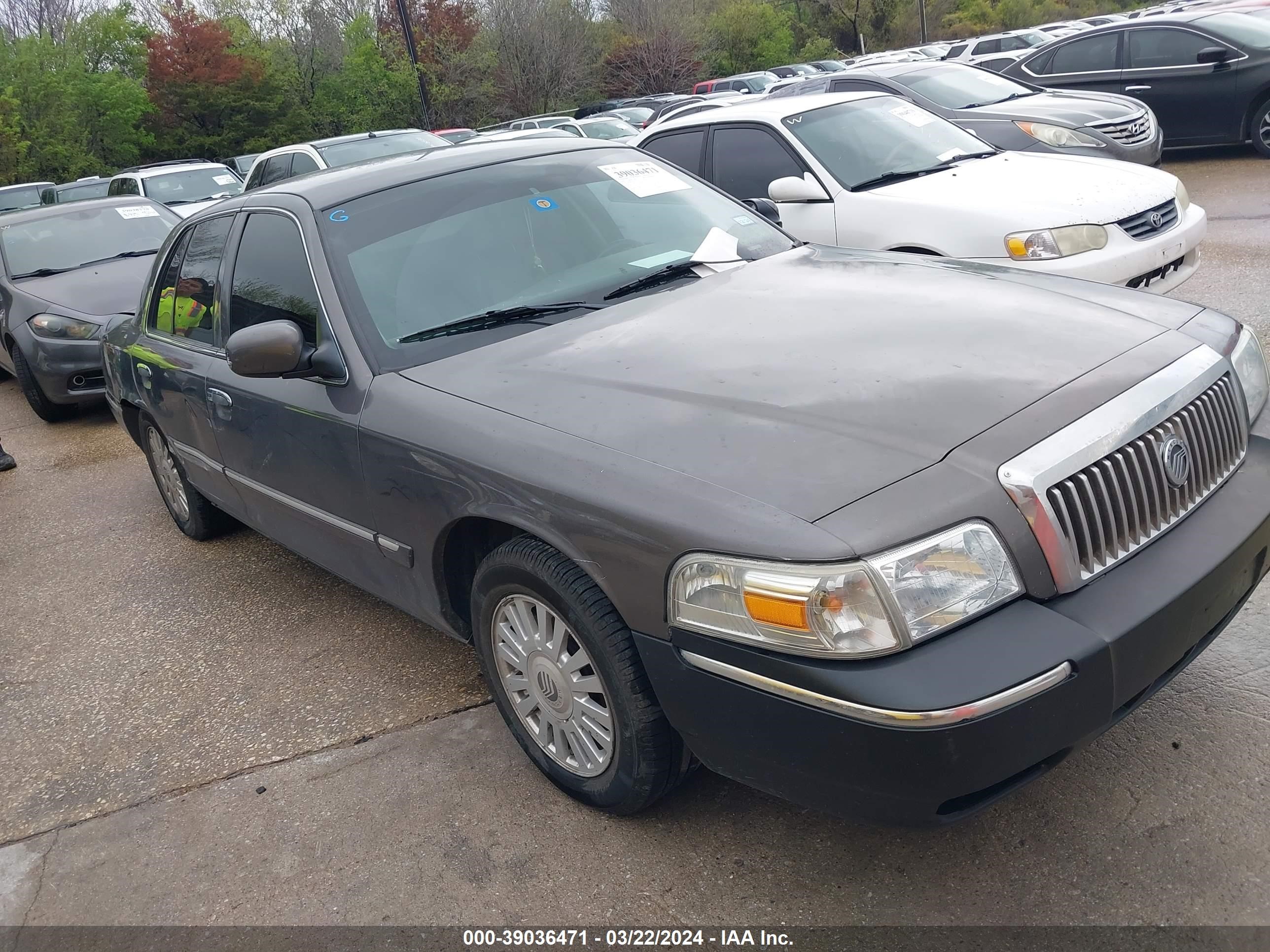 mercury grand marquis 2007 2mefm75v67x621135