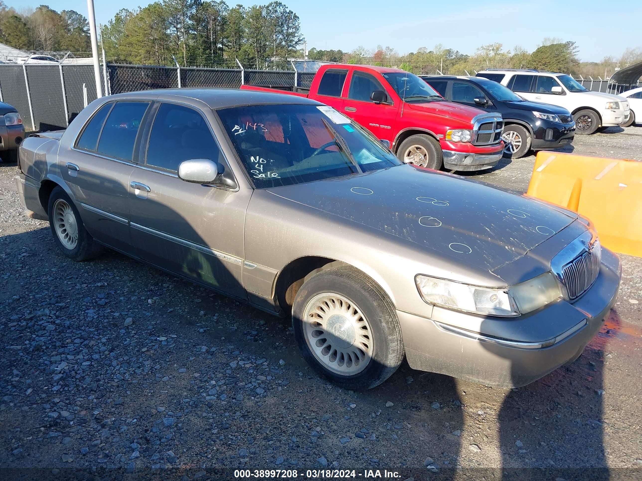 mercury grand marquis 2001 2mefm75w21x626204