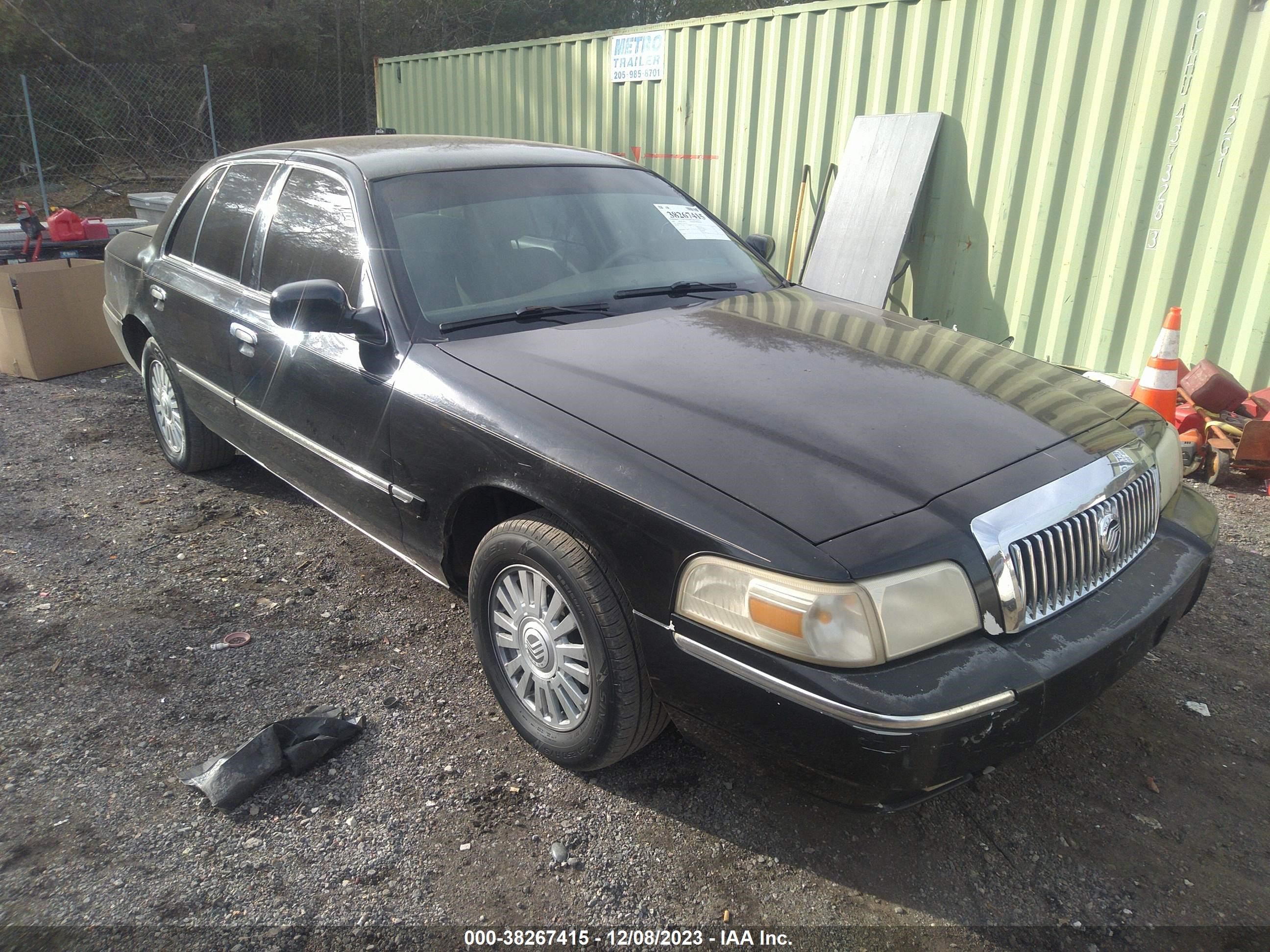 mercury grand marquis 2007 2mehm75v77x633772