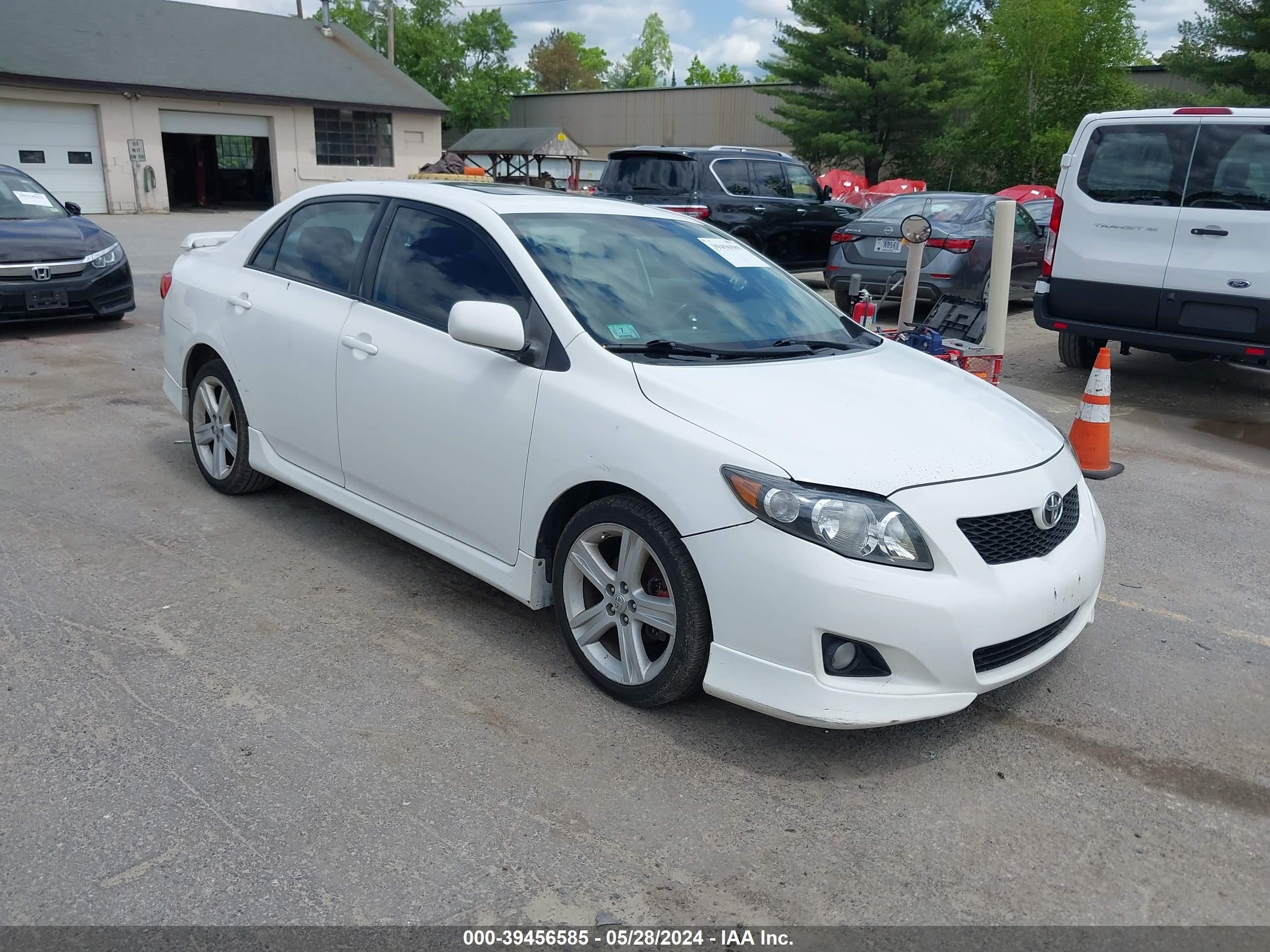 toyota corolla 2009 2t1be40ex9c027089