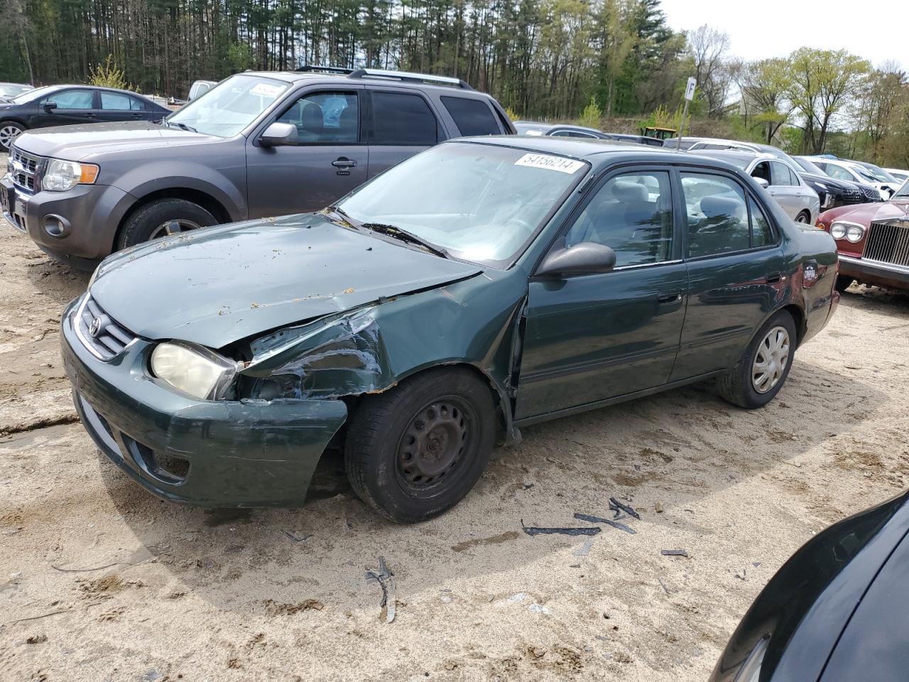 toyota corolla 2001 2t1br12e51c427971