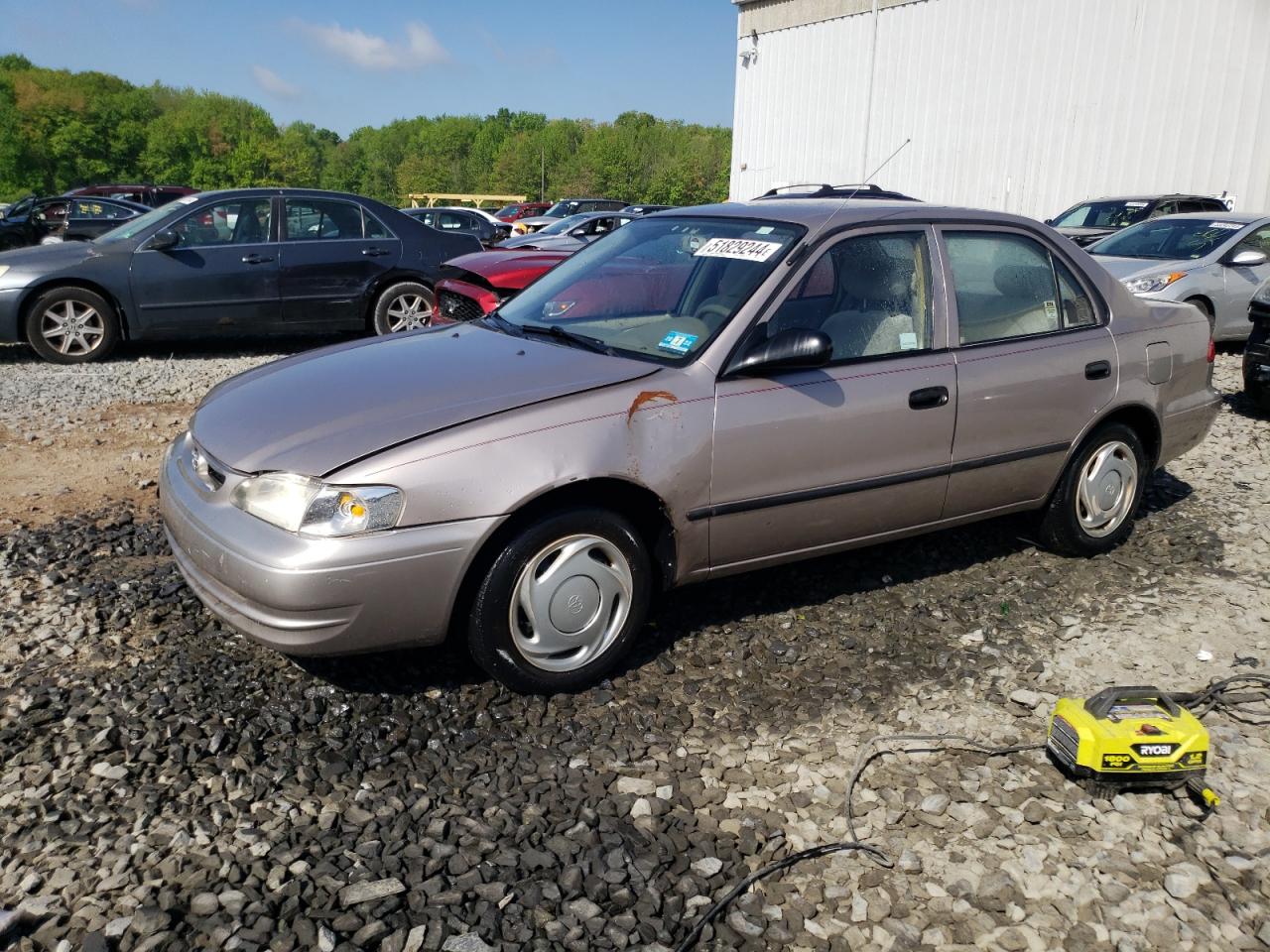 toyota corolla 1999 2t1br12exxc190743