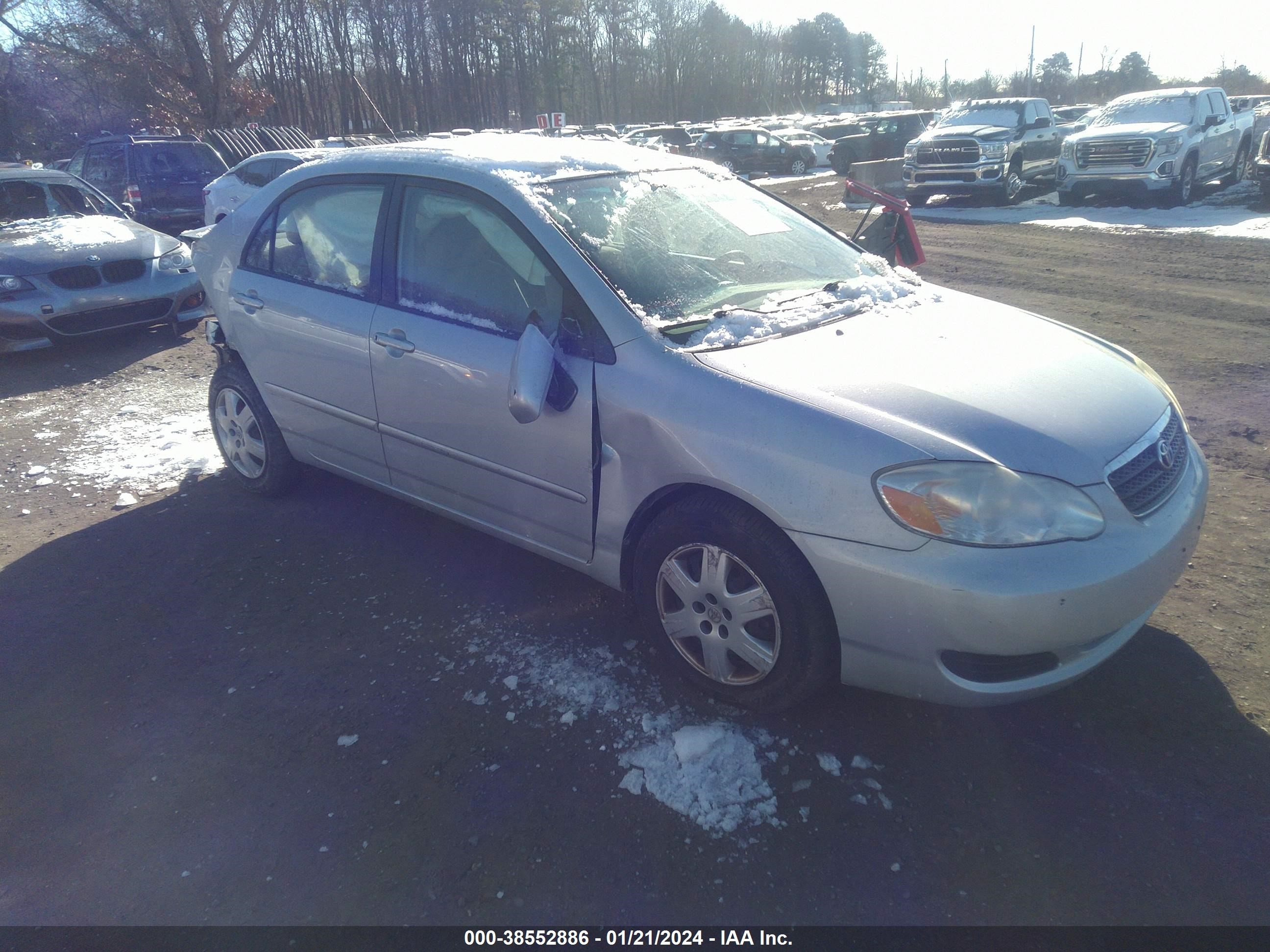 toyota corolla 2007 2t1br30e07c730499