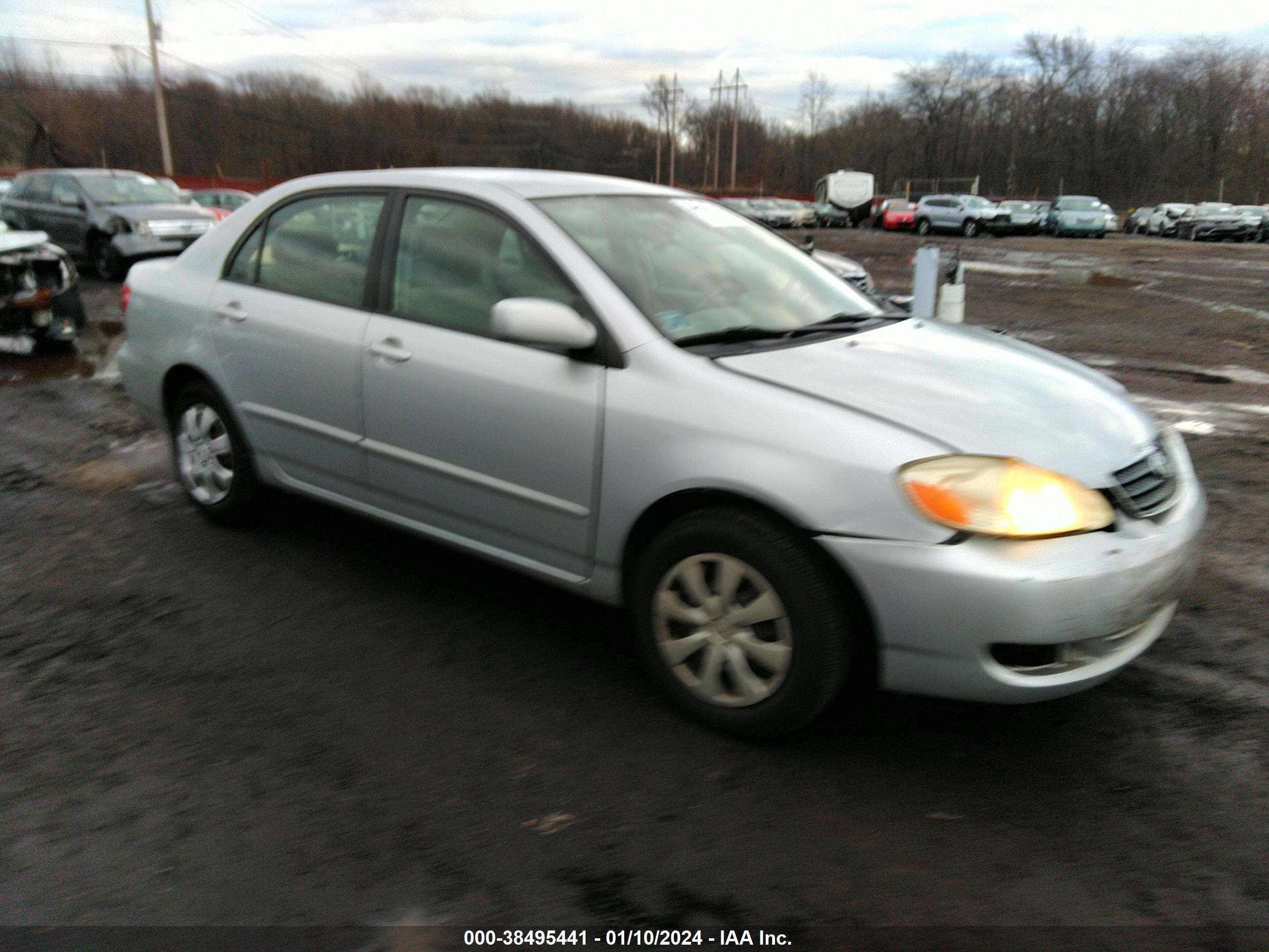 toyota corolla 2005 2t1br30e35c369248