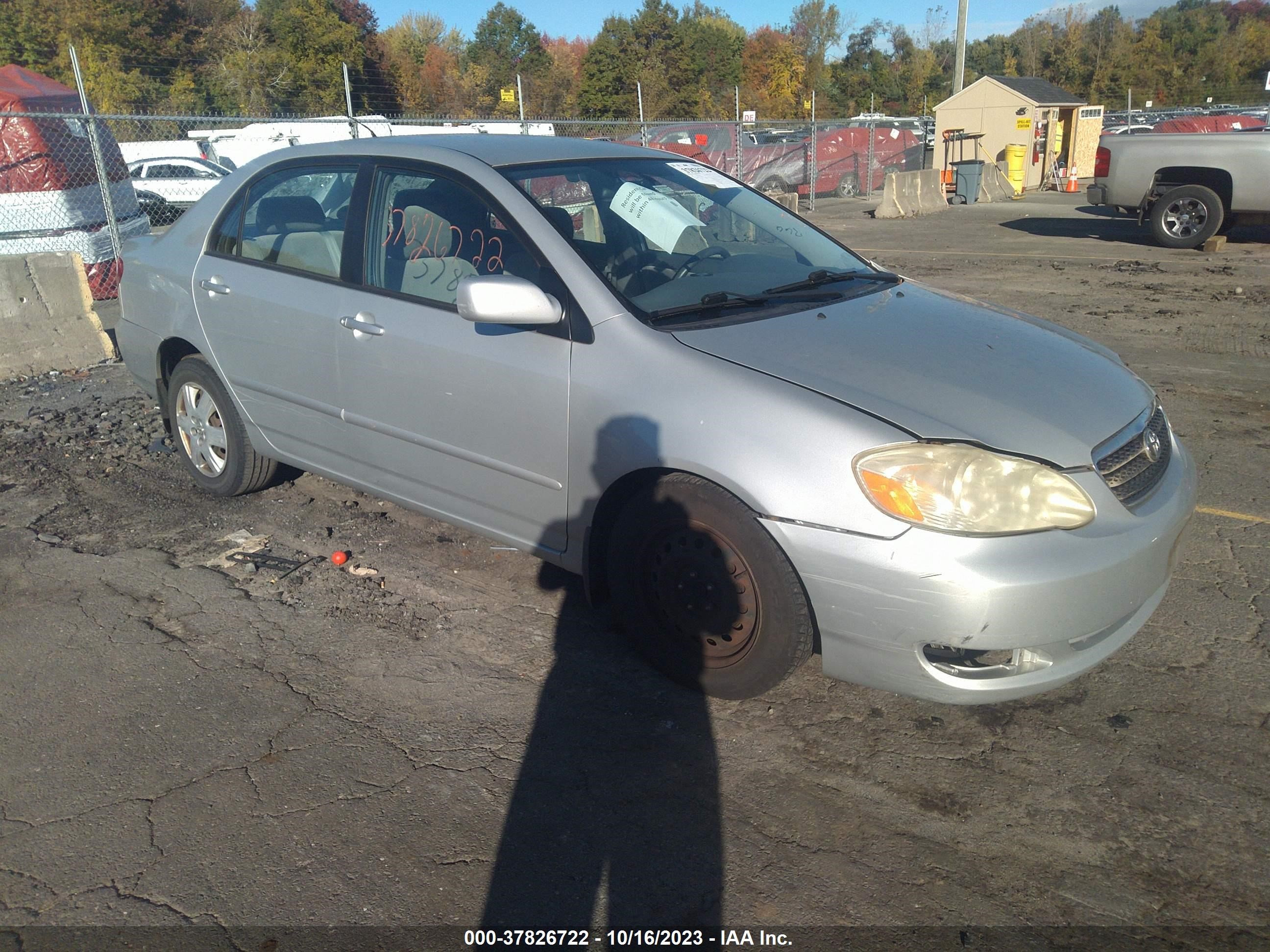 toyota corolla 2005 2t1br30e35c374482