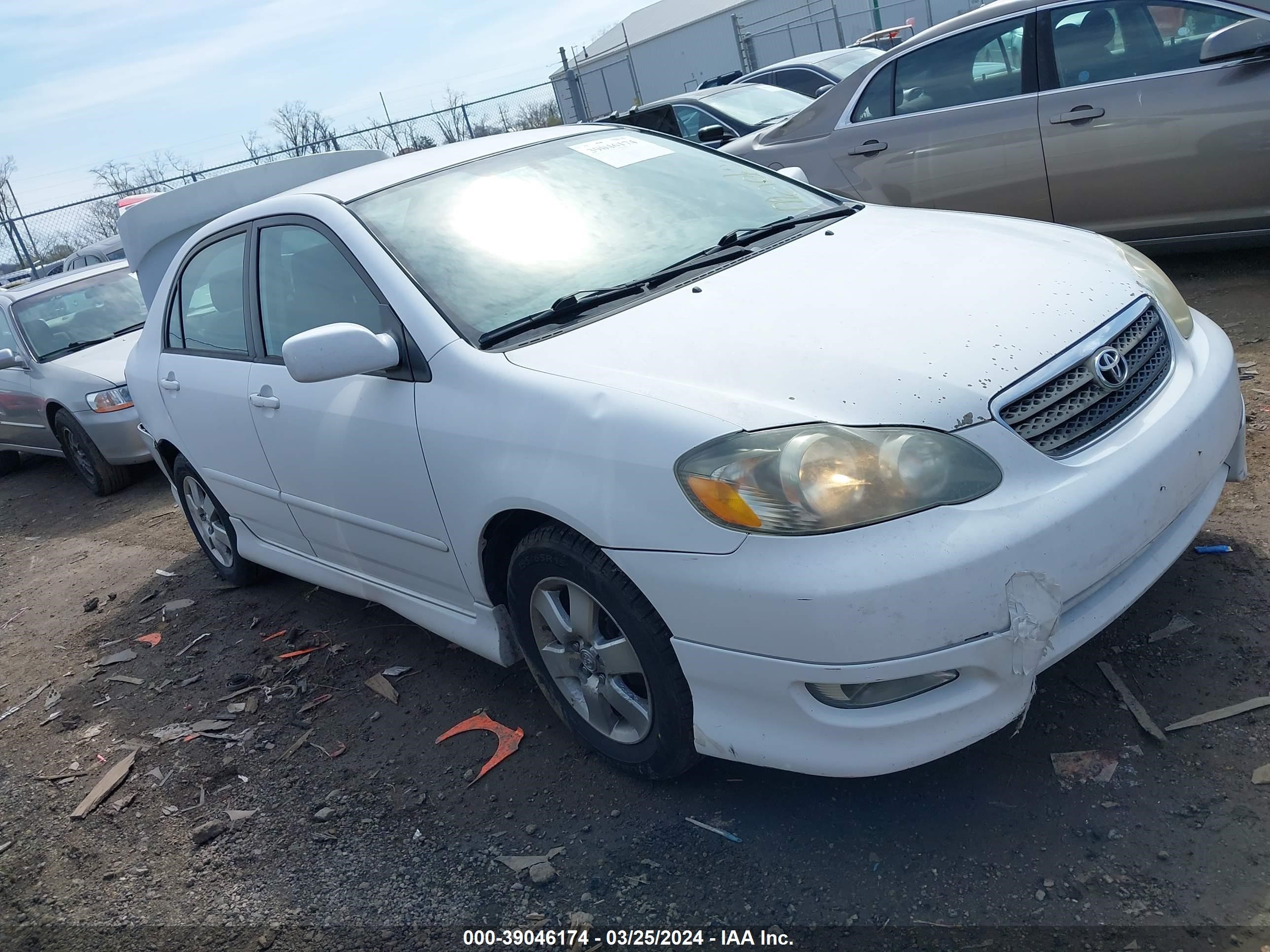 toyota corolla 2005 2t1br30e55c475622