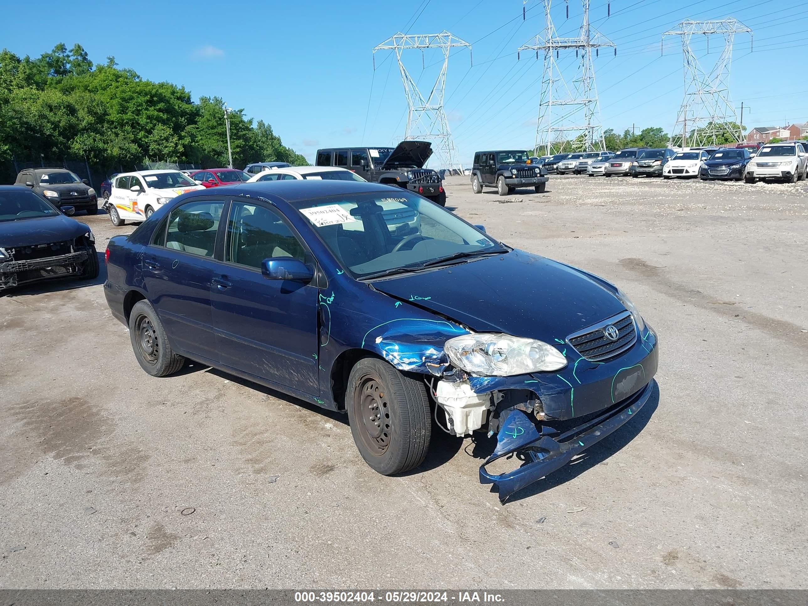 toyota corolla 2006 2t1br30e56c589069