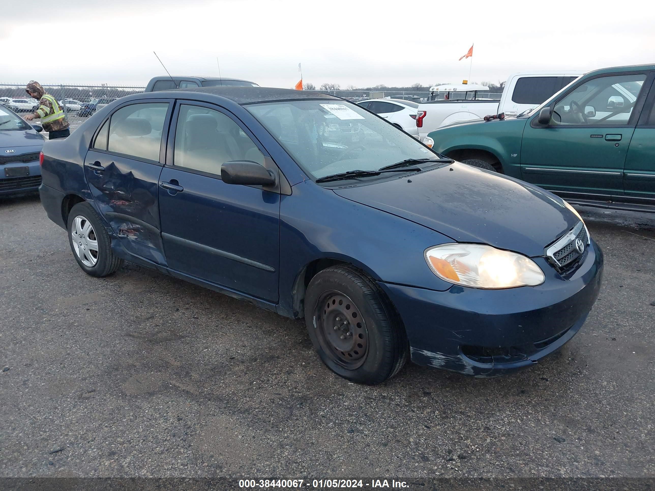 toyota corolla 2005 2t1br32e05c343607