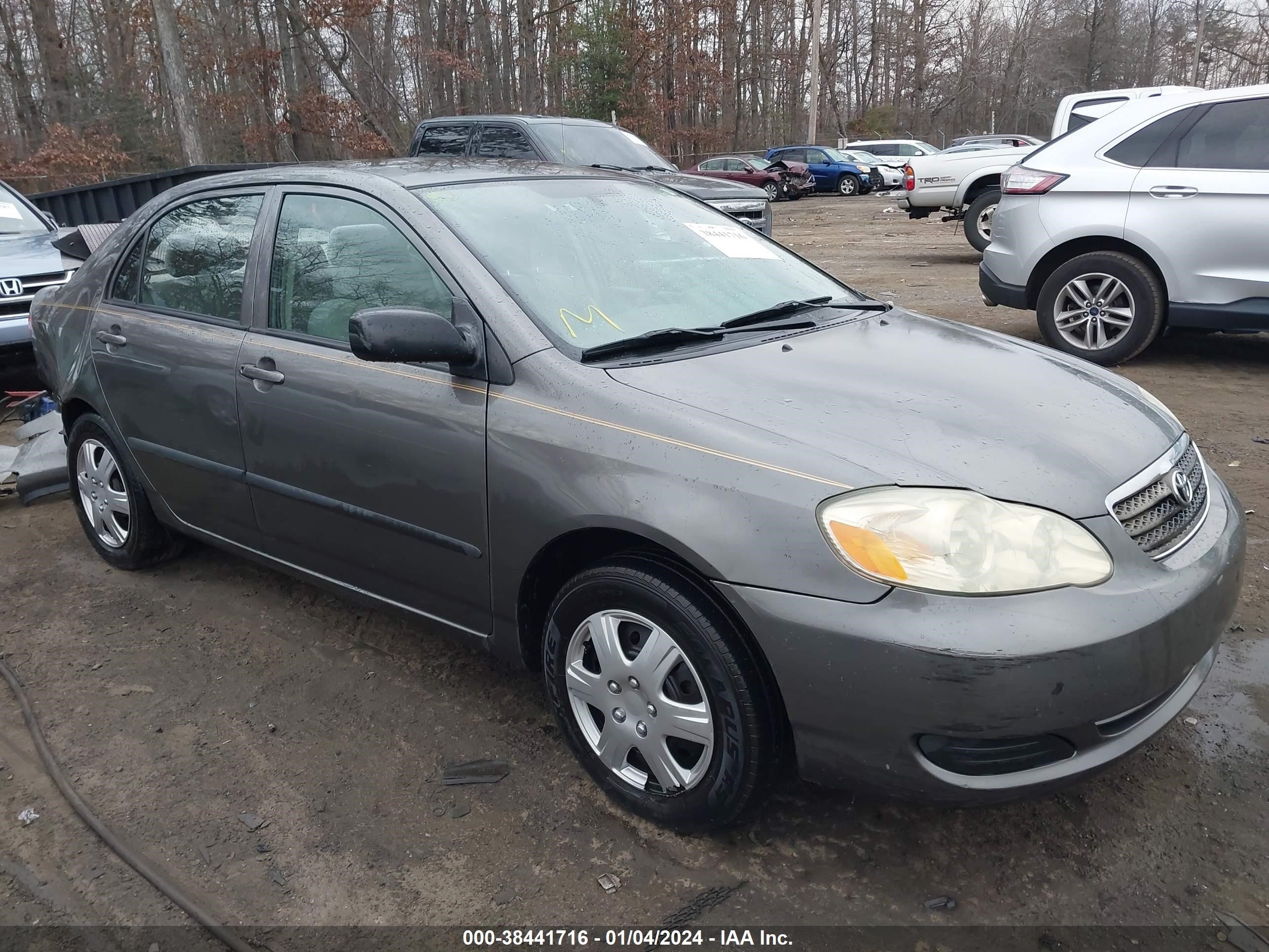 toyota corolla 2006 2t1br32e06c663558