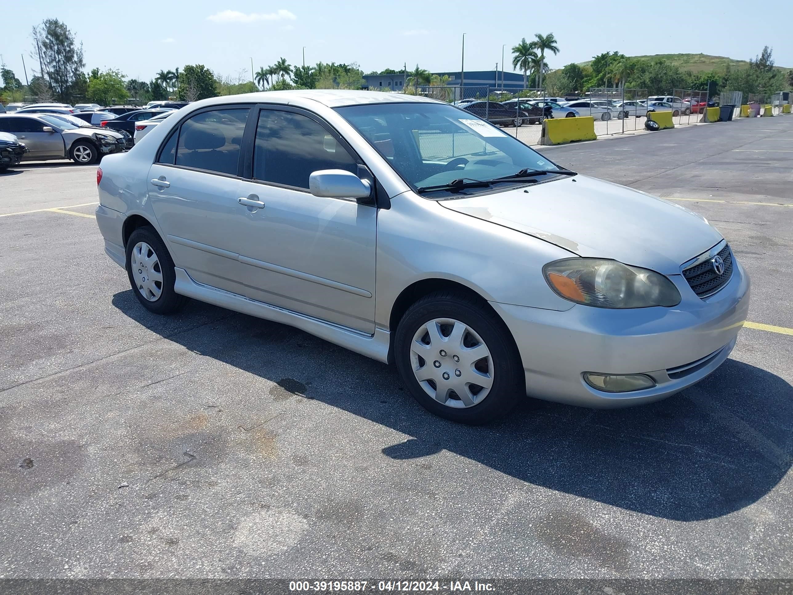 toyota corolla 2005 2t1br32e15c404723