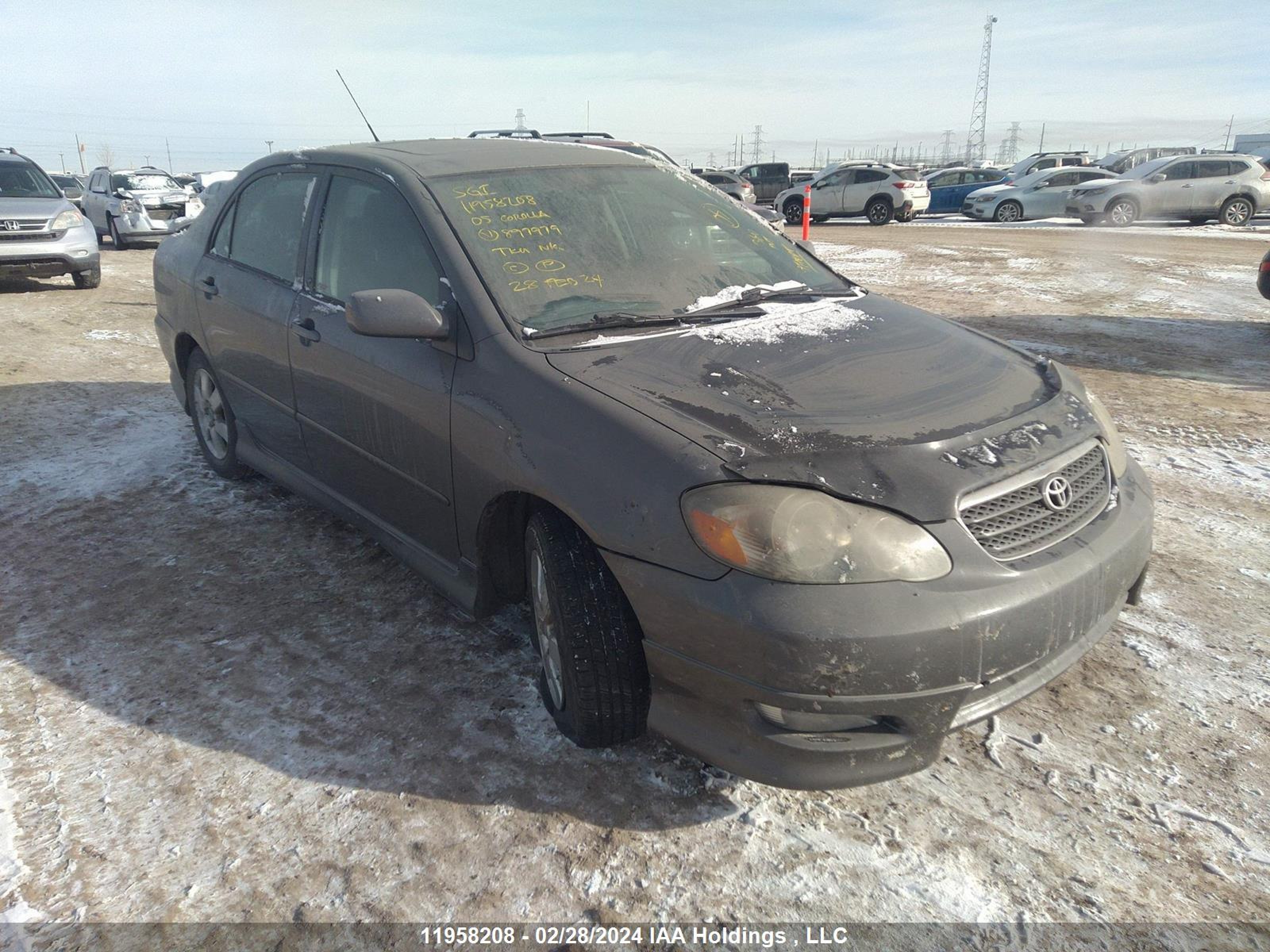 toyota corolla 2005 2t1br32e15c897979