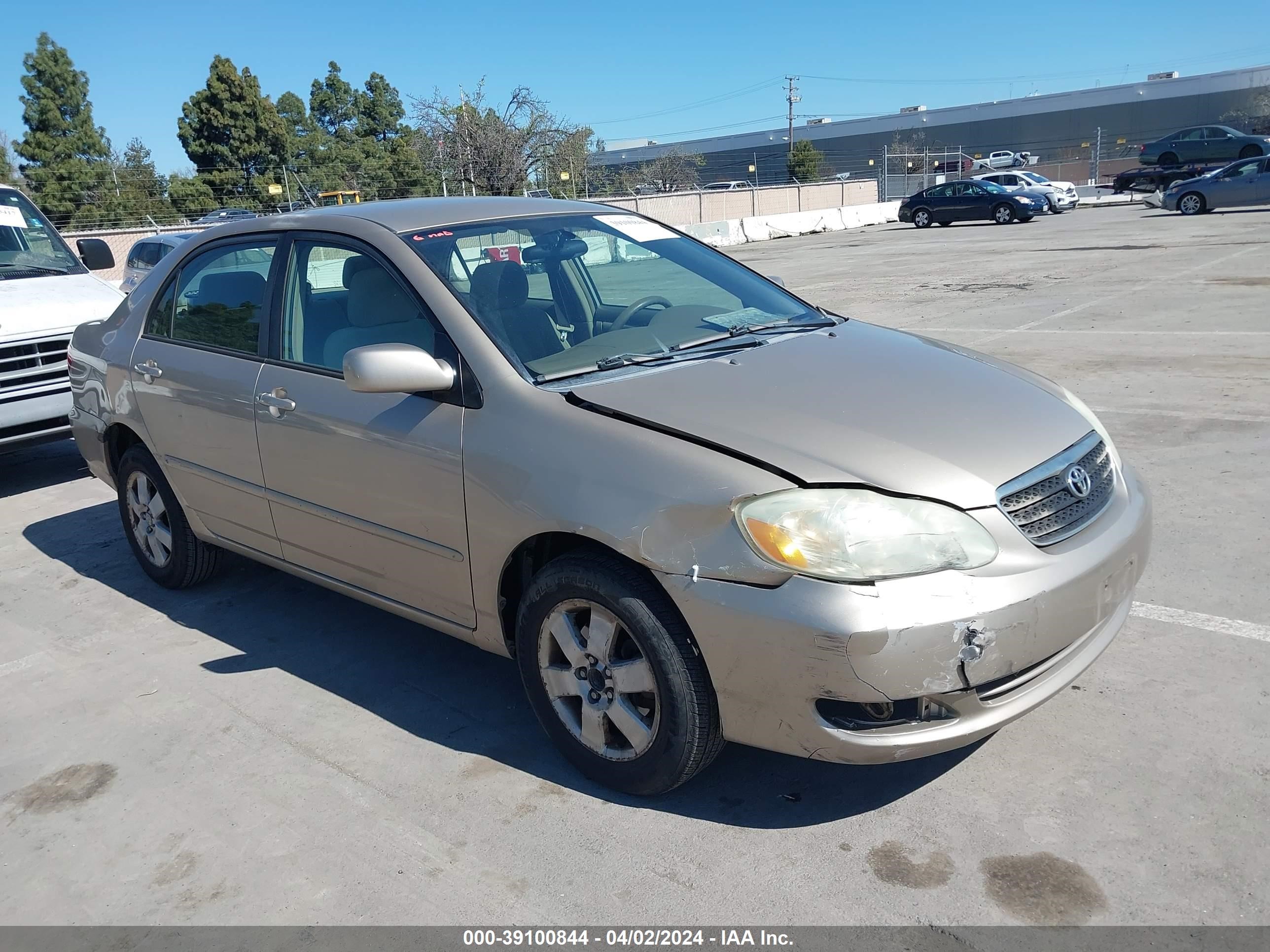 toyota corolla 2006 2t1br32e16c694009