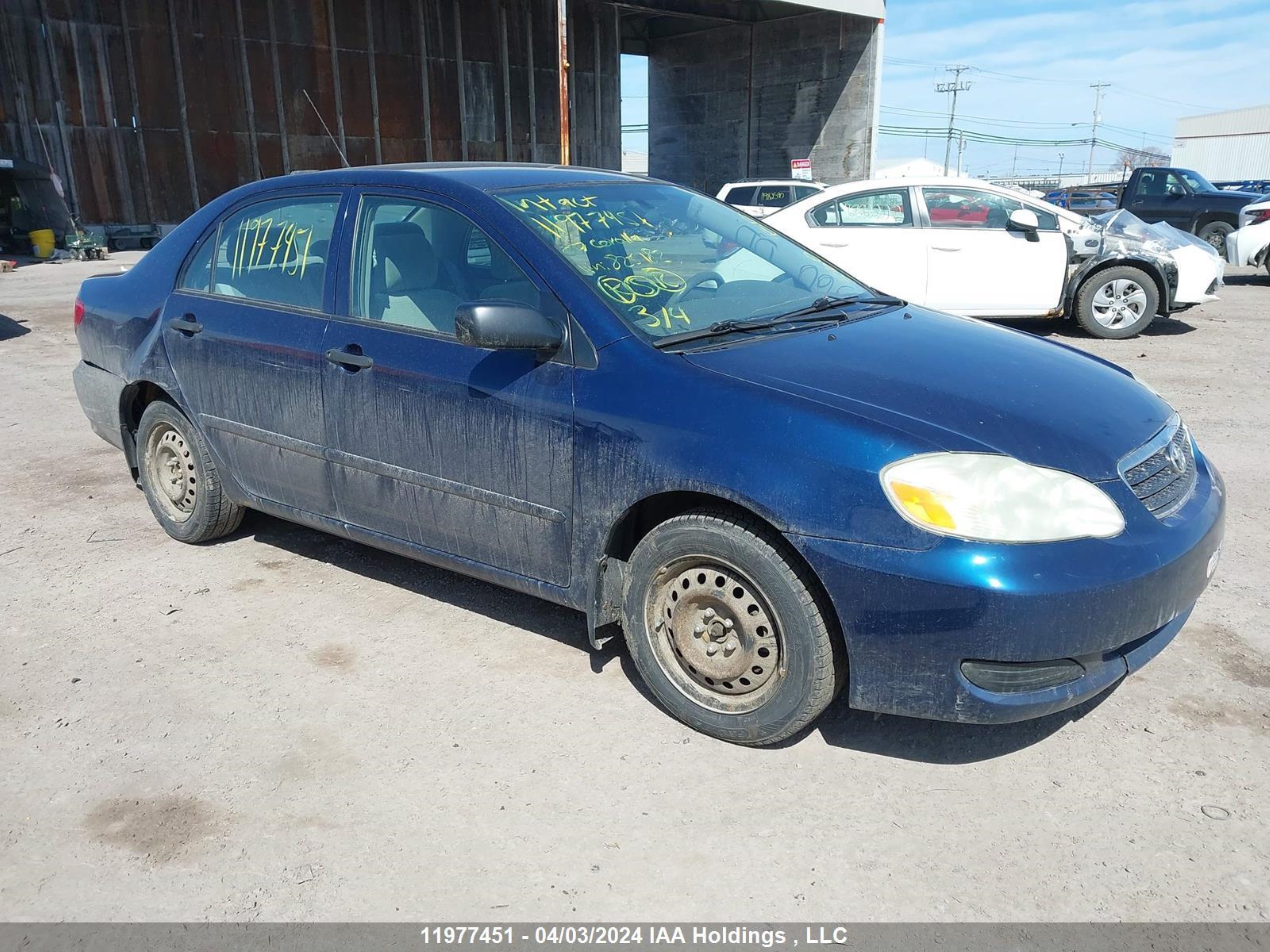 toyota corolla 2007 2t1br32e17c825182