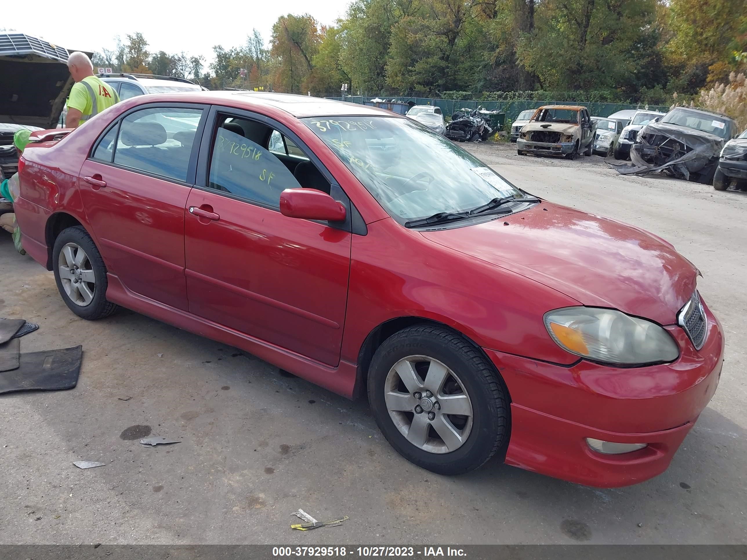 toyota corolla 2008 2t1br32e18c867000