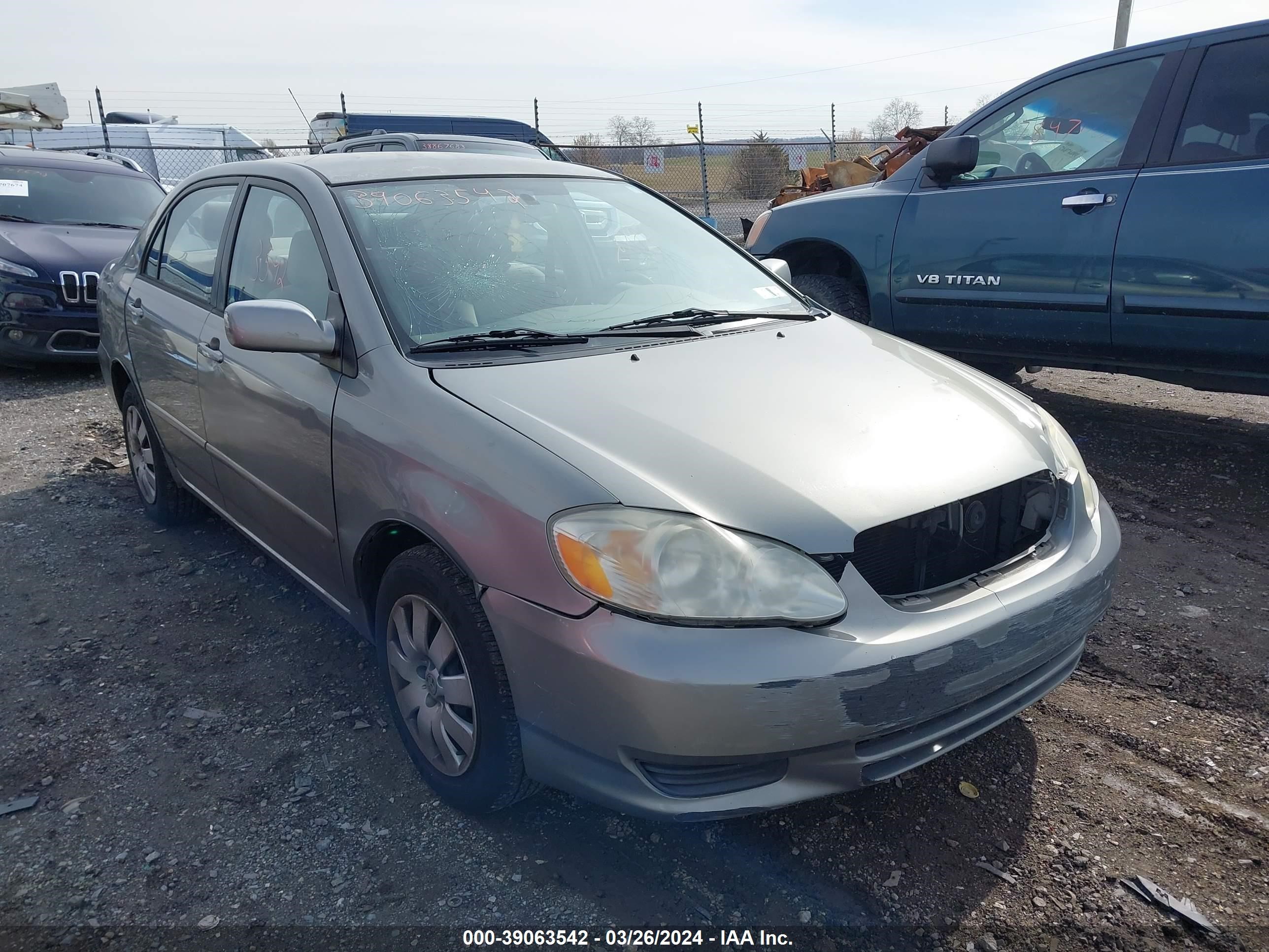 toyota corolla 2003 2t1br32e23c041345