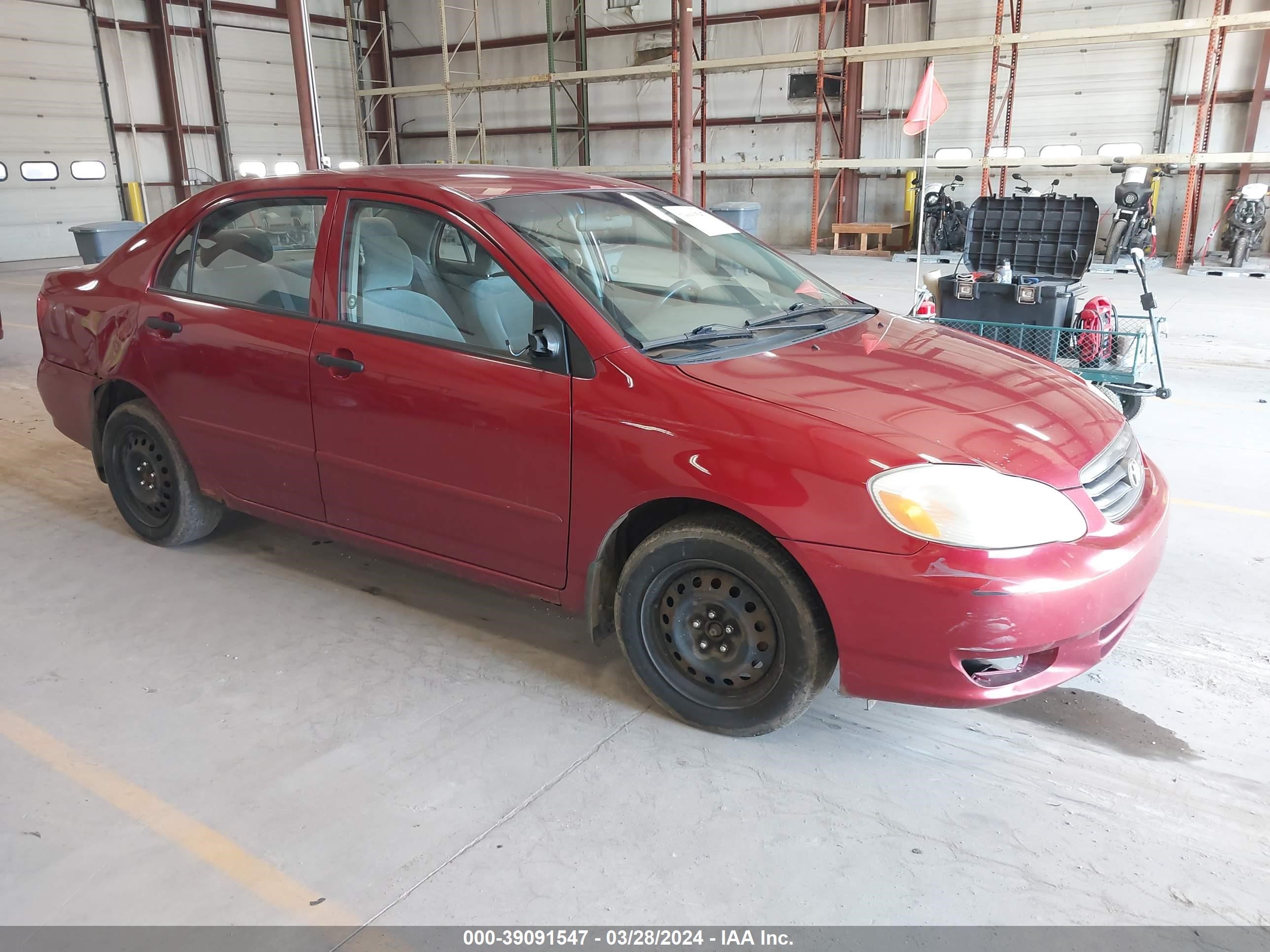 toyota corolla 2004 2t1br32e24c793516