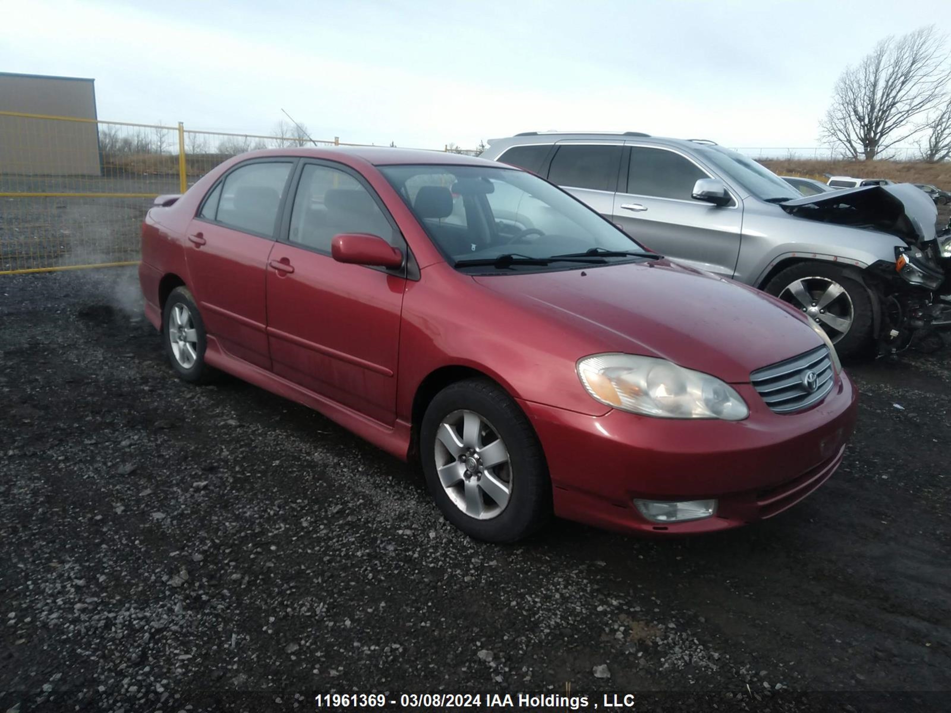 toyota corolla 2004 2t1br32e24c815580