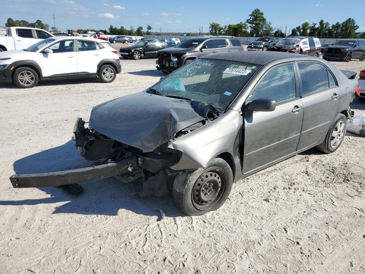 toyota corolla 2005 2t1br32e25c385356