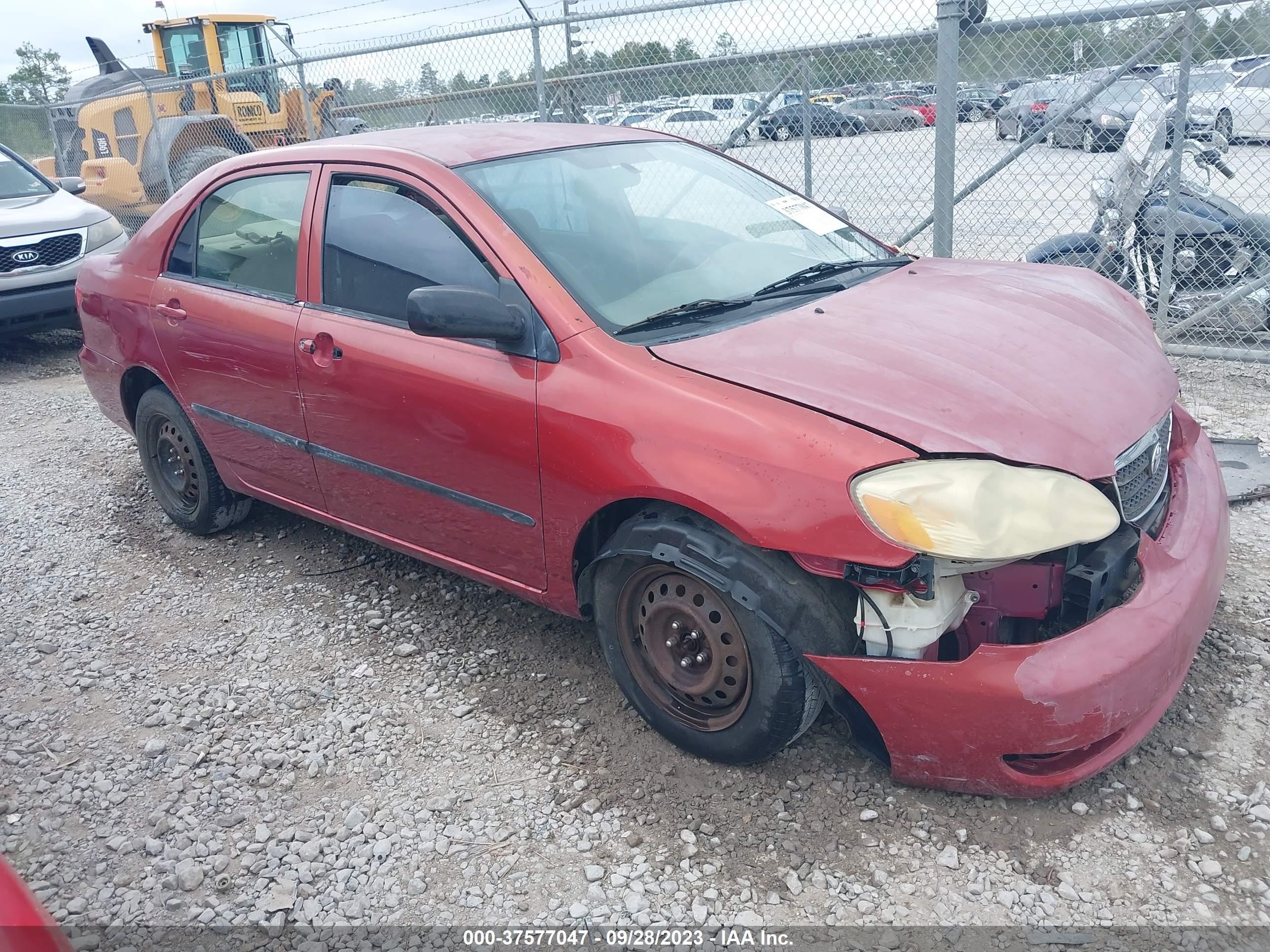 toyota corolla 2005 2t1br32e25c448956