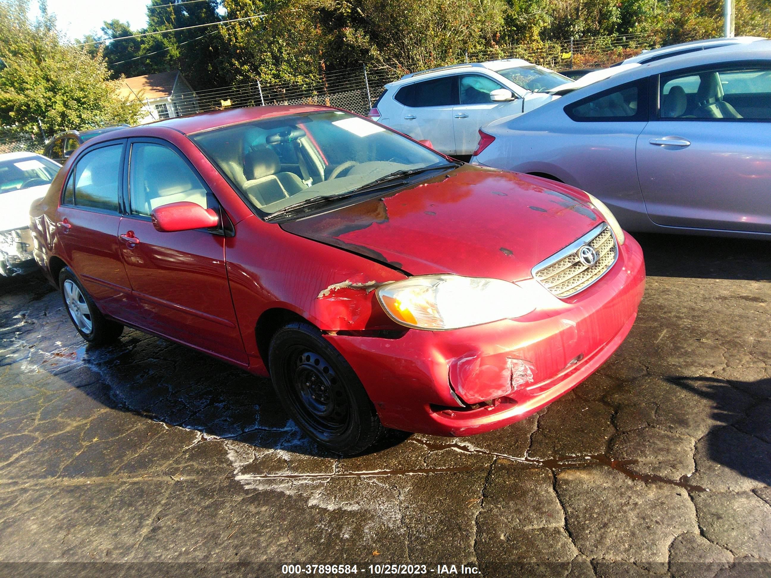 toyota corolla 2006 2t1br32e26c635728