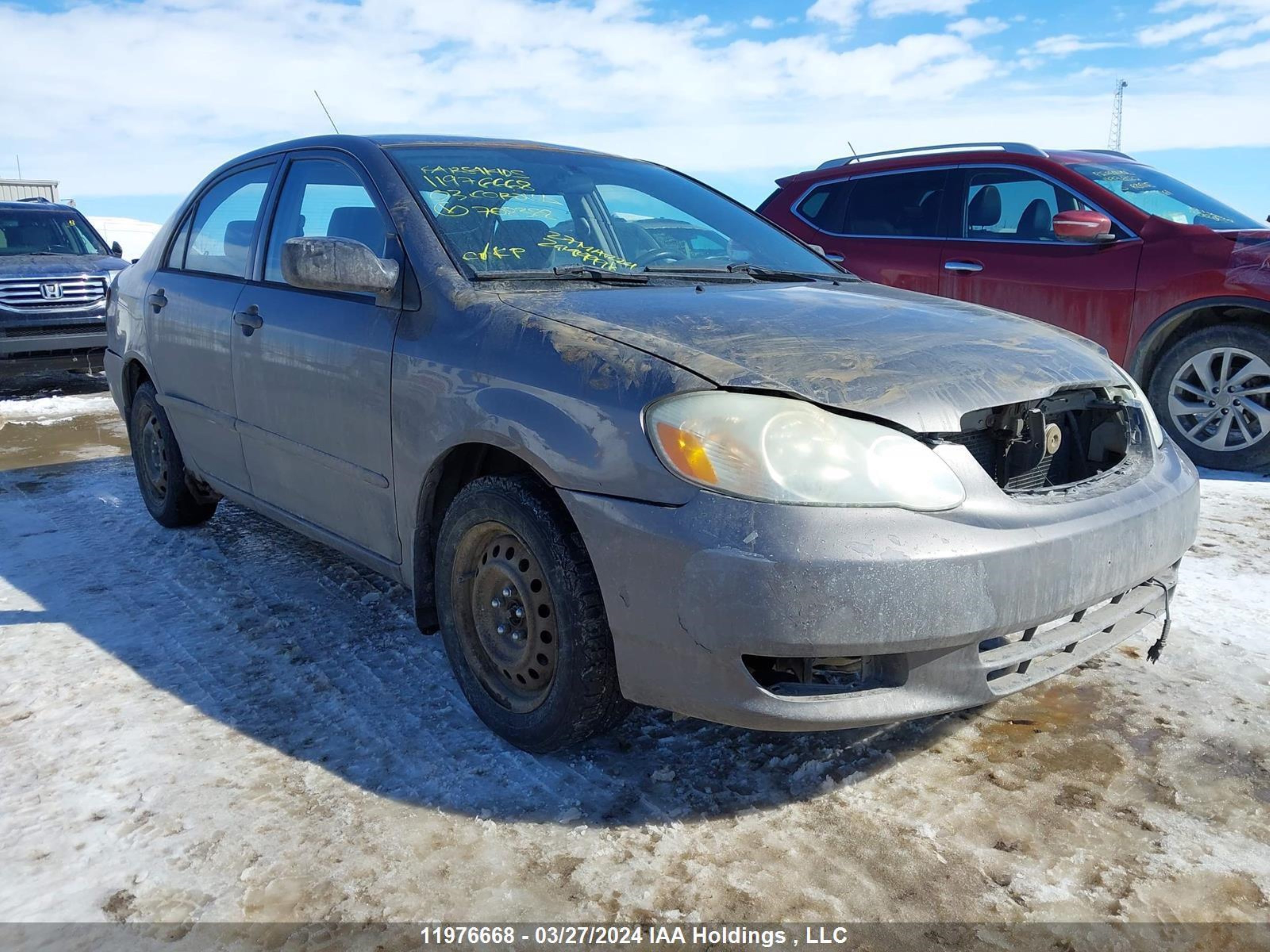 toyota corolla 2003 2t1br32e33c708388