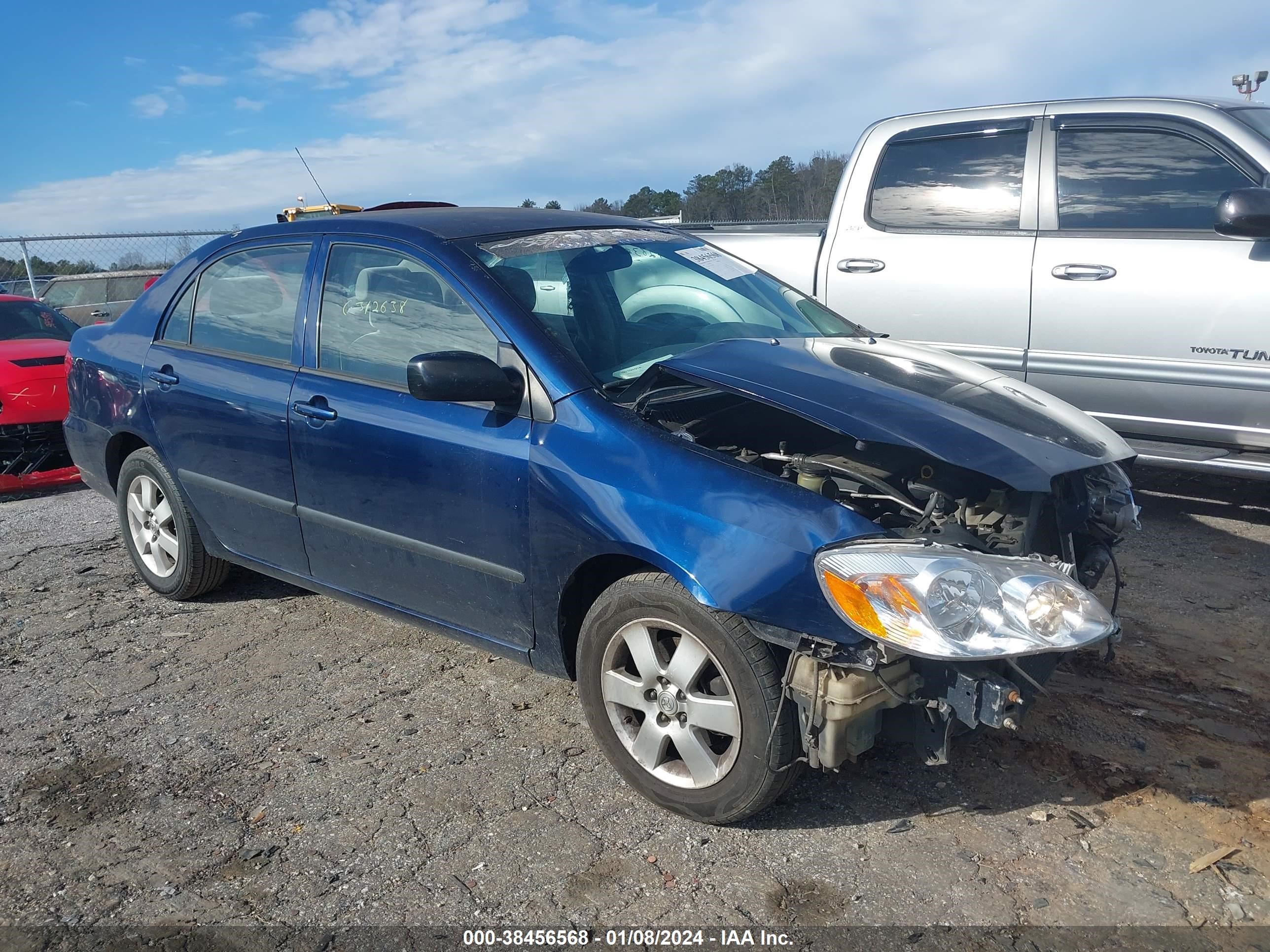 toyota corolla 2004 2t1br32e34c300863