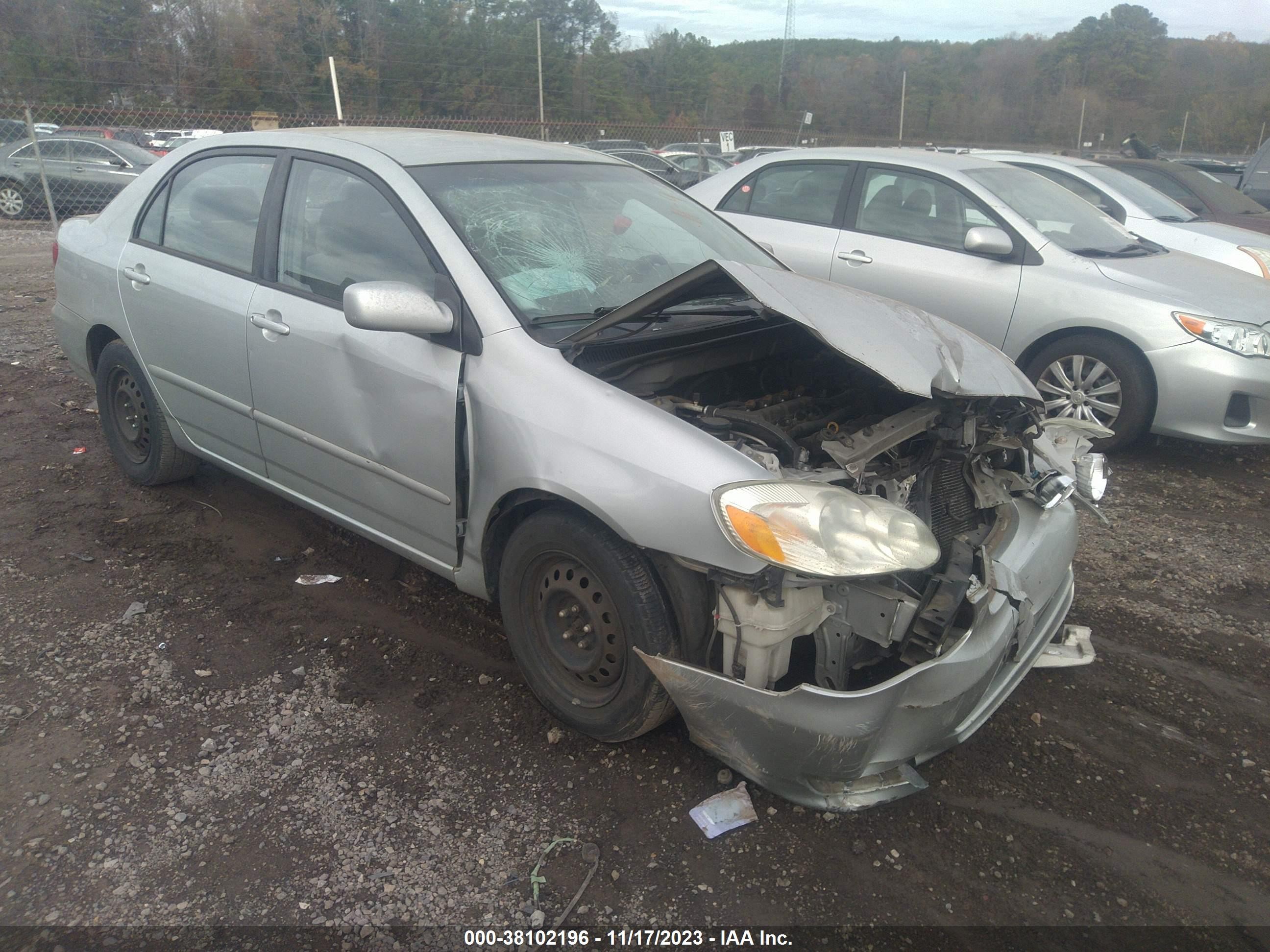 toyota corolla 2004 2t1br32e34c310194