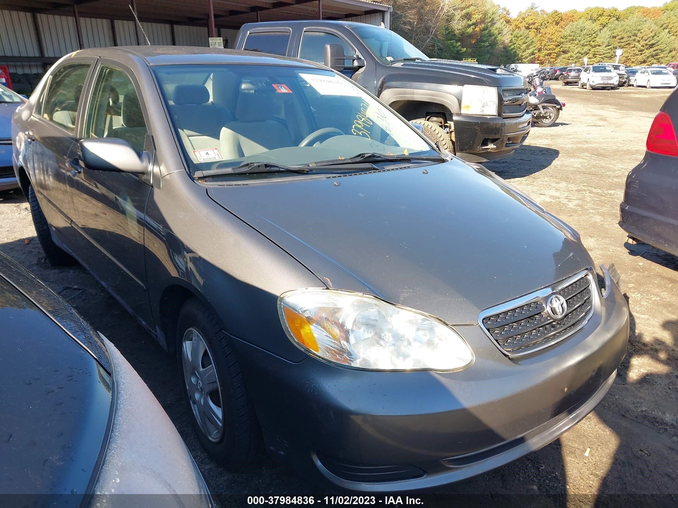 toyota corolla 2006 2t1br32e36c576303