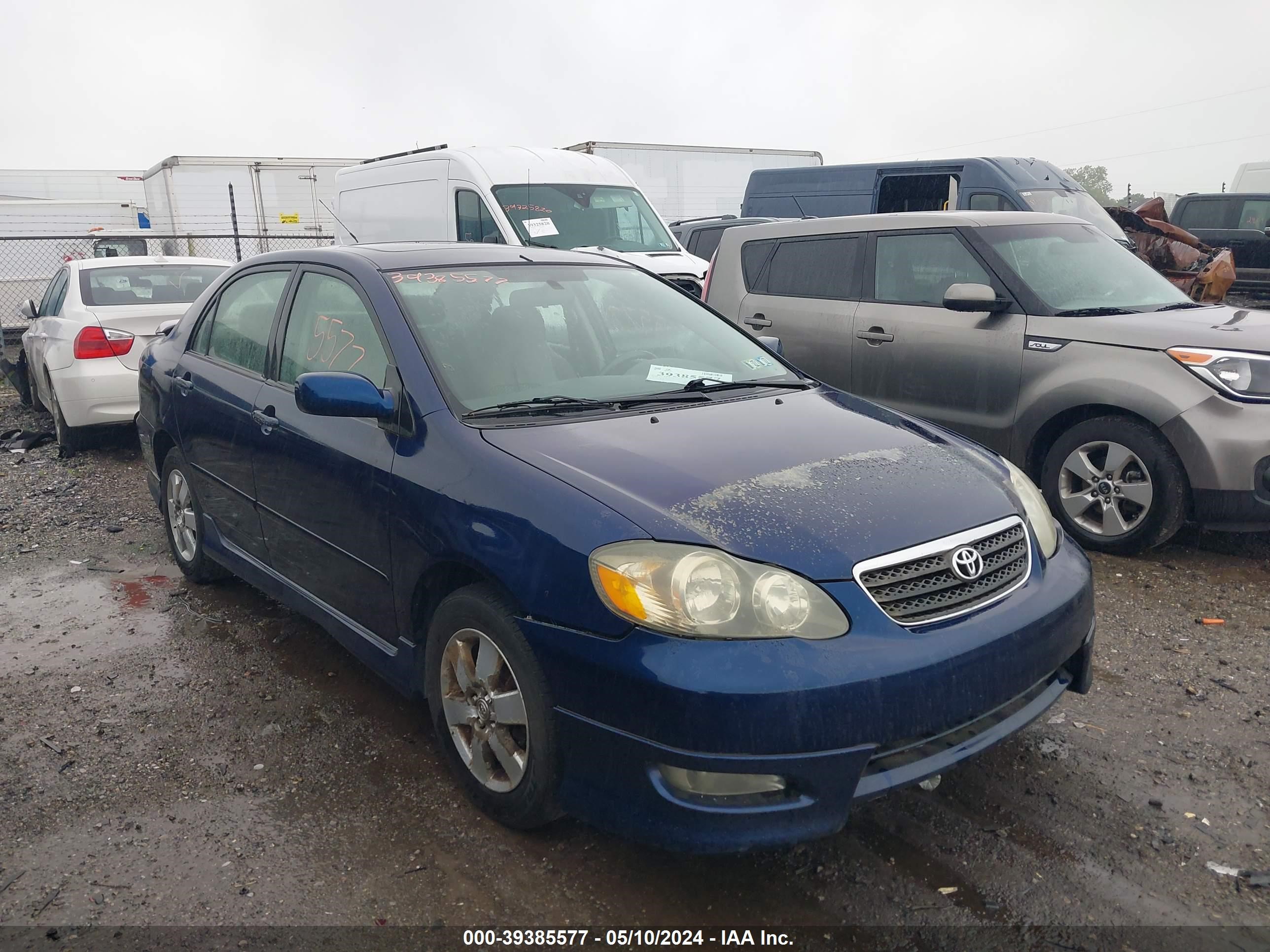 toyota corolla 2006 2t1br32e36c670715