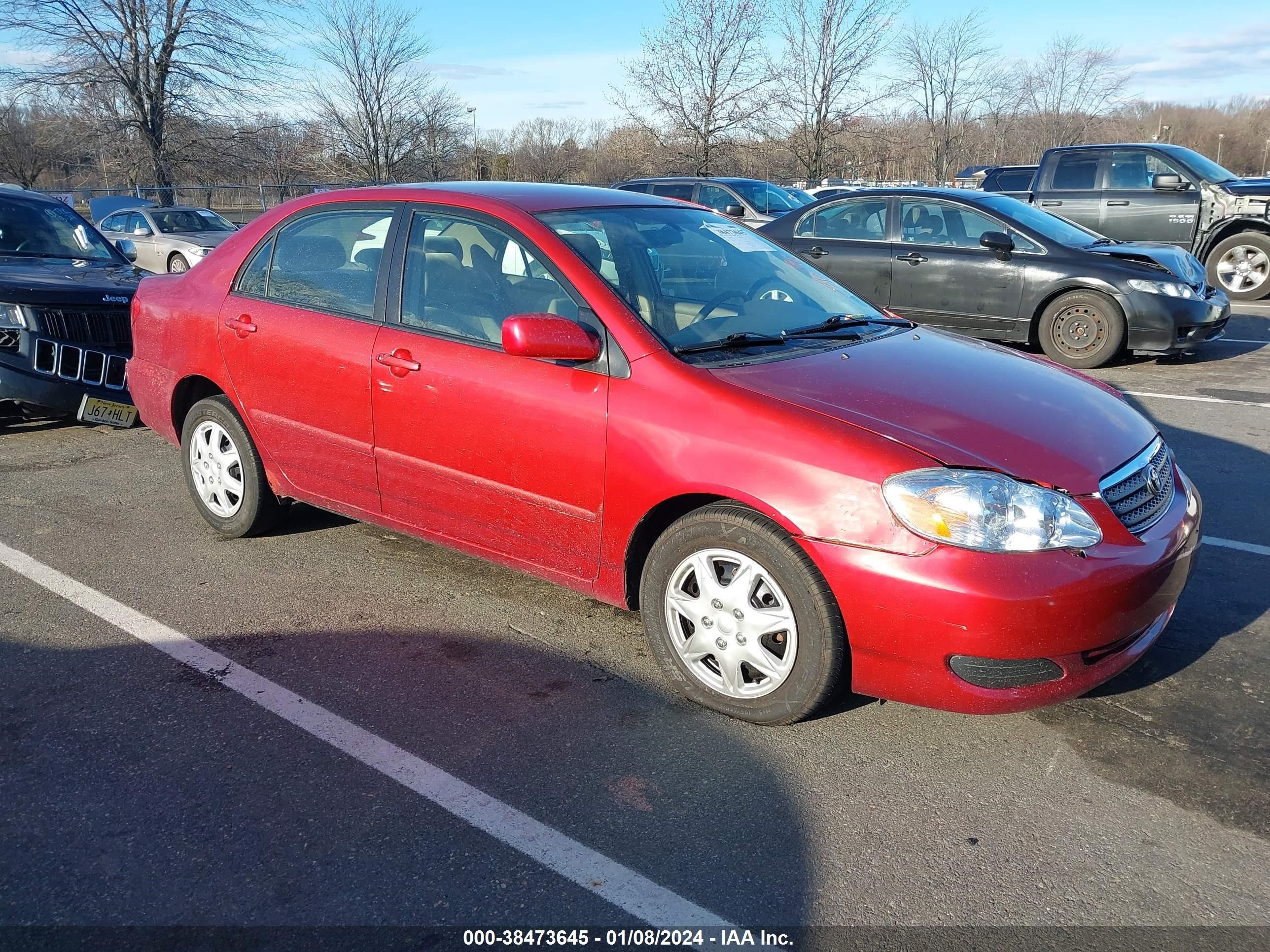 toyota corolla 2007 2t1br32e37c850228